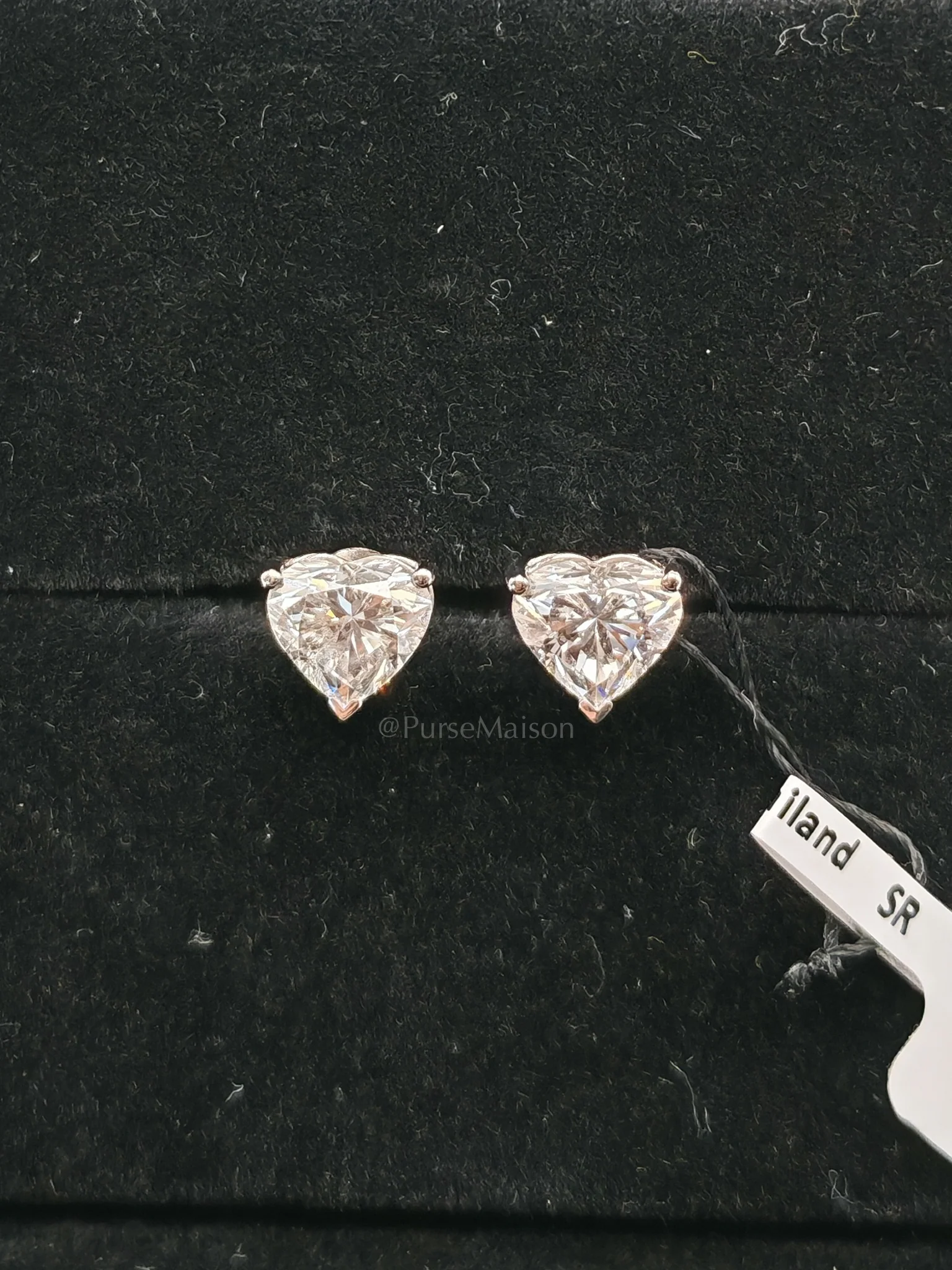 Diamond 18k 1.73gms 2.03cts VS1 to VVS1 (Clarity) E to H (Color) Natural Diamond White Gold Earrings