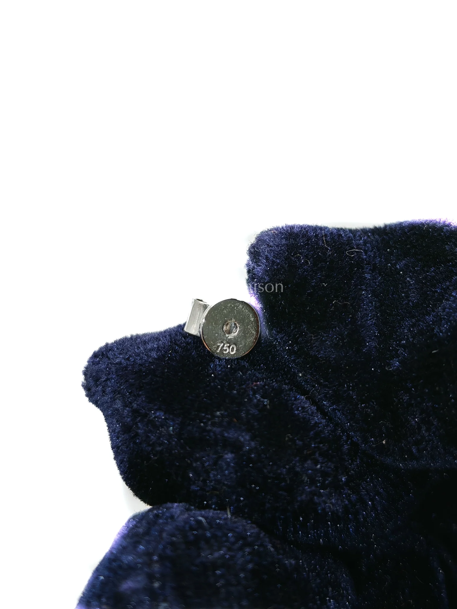 Diamond 18k 2.05gms 1.61cts VS1 to VVS1 (Clarity) E to H (Color) Natural Diamond White Gold Earrings - Image 6