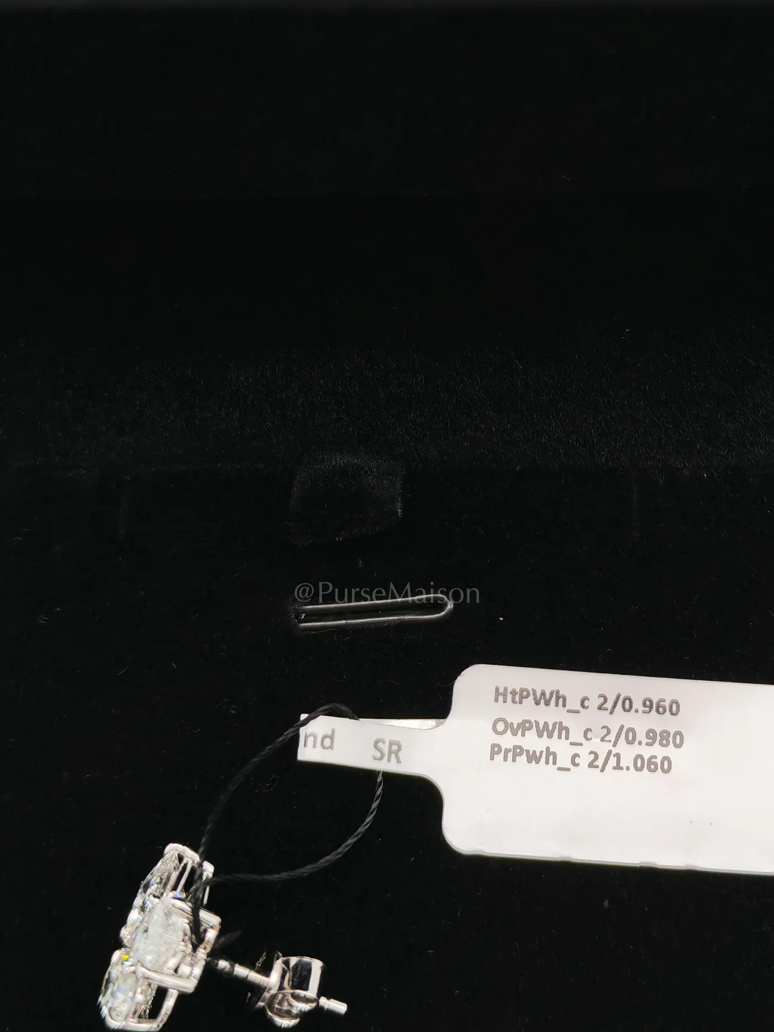 Diamond 18k 2.78gms. 3cts. VS1 to VVS1 (Clarity) E to H (Color) Natural Diamond White Gold Earrings - Image 7