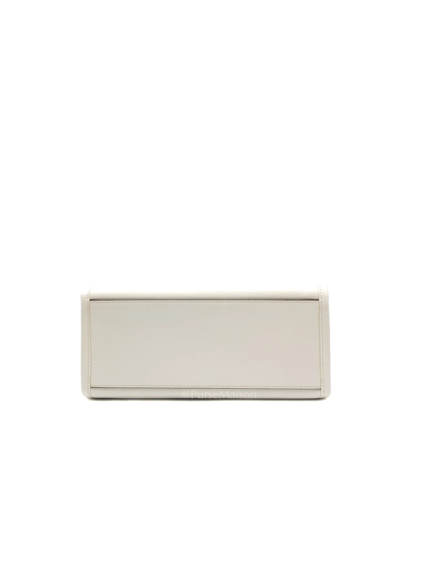 Fendi 2-Way Sunshine Tote Bag Small in White & Tortoiseshell Plexiglass Handle - Image 6