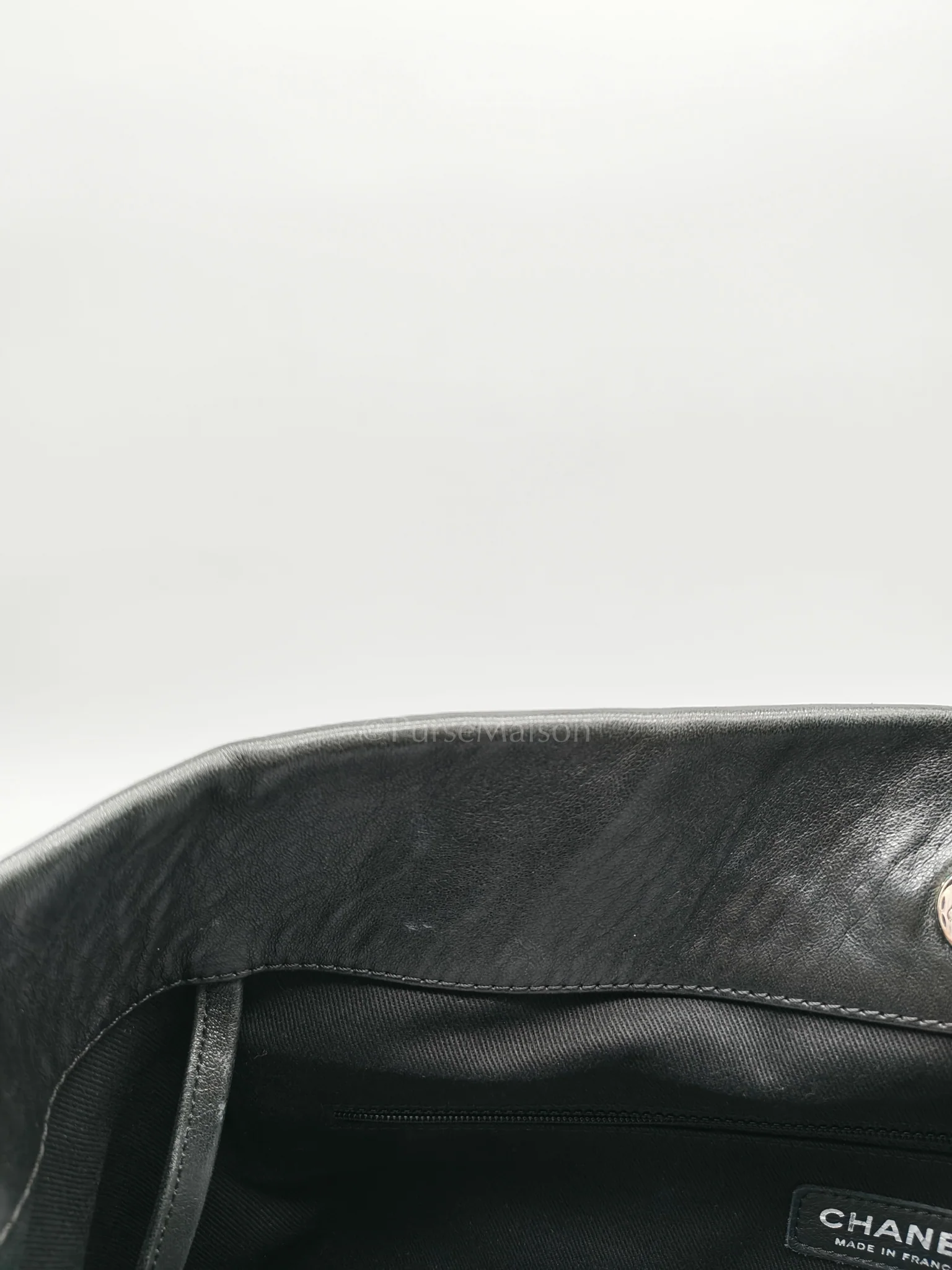 Chanel 8 Knots Reissue Tote Bag Black in Lambskin Leather Silver Hardware (Series 11) - Image 27