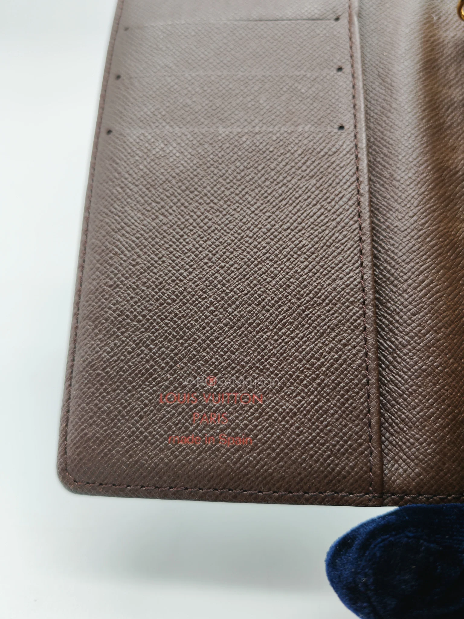 Louis Vuitton Agenda Planner Cover in Damier Ebene Canvas (Datecode: CA0073) - Image 15