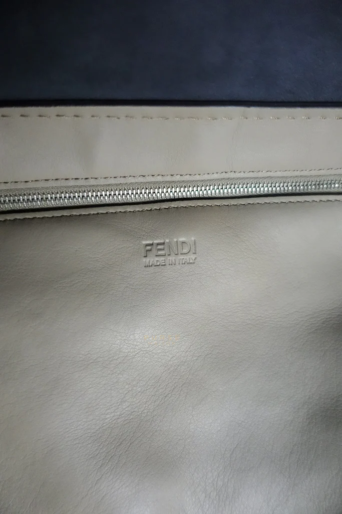 Fendi All In Shopping Tote Bag in Light Taupe - Image 13