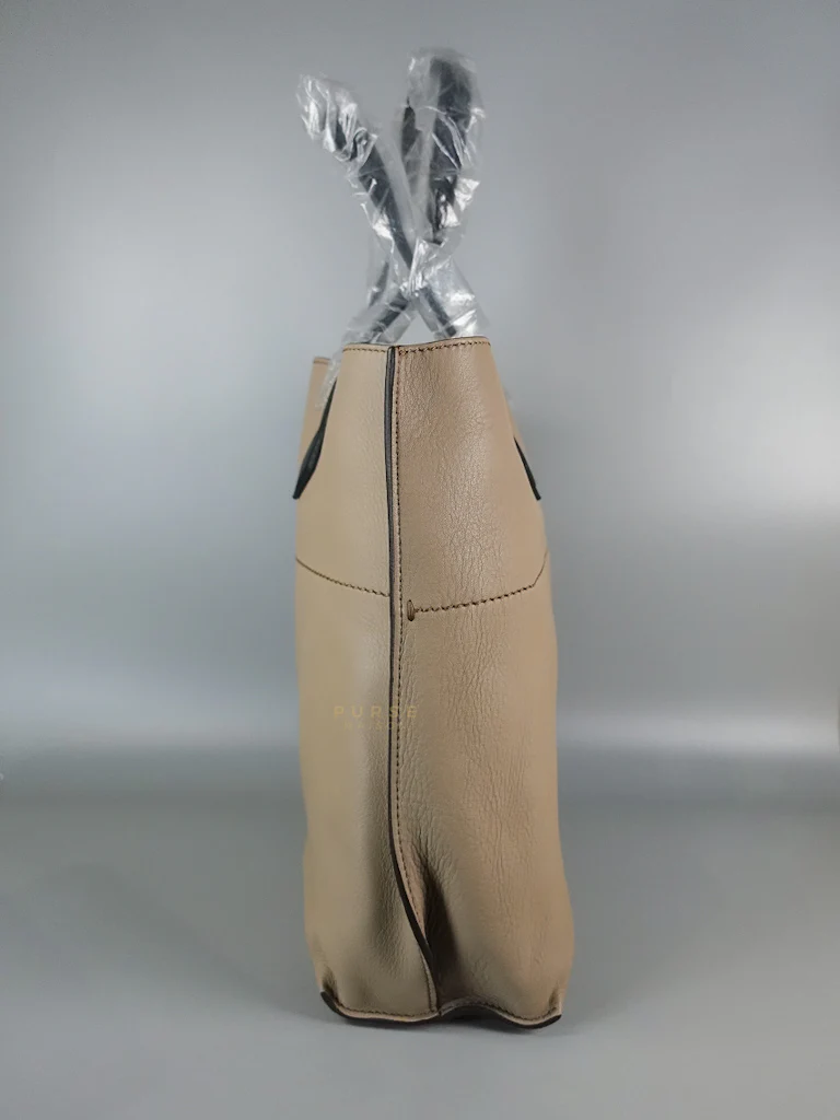 Fendi All In Shopping Tote Bag in Light Taupe - Image 4