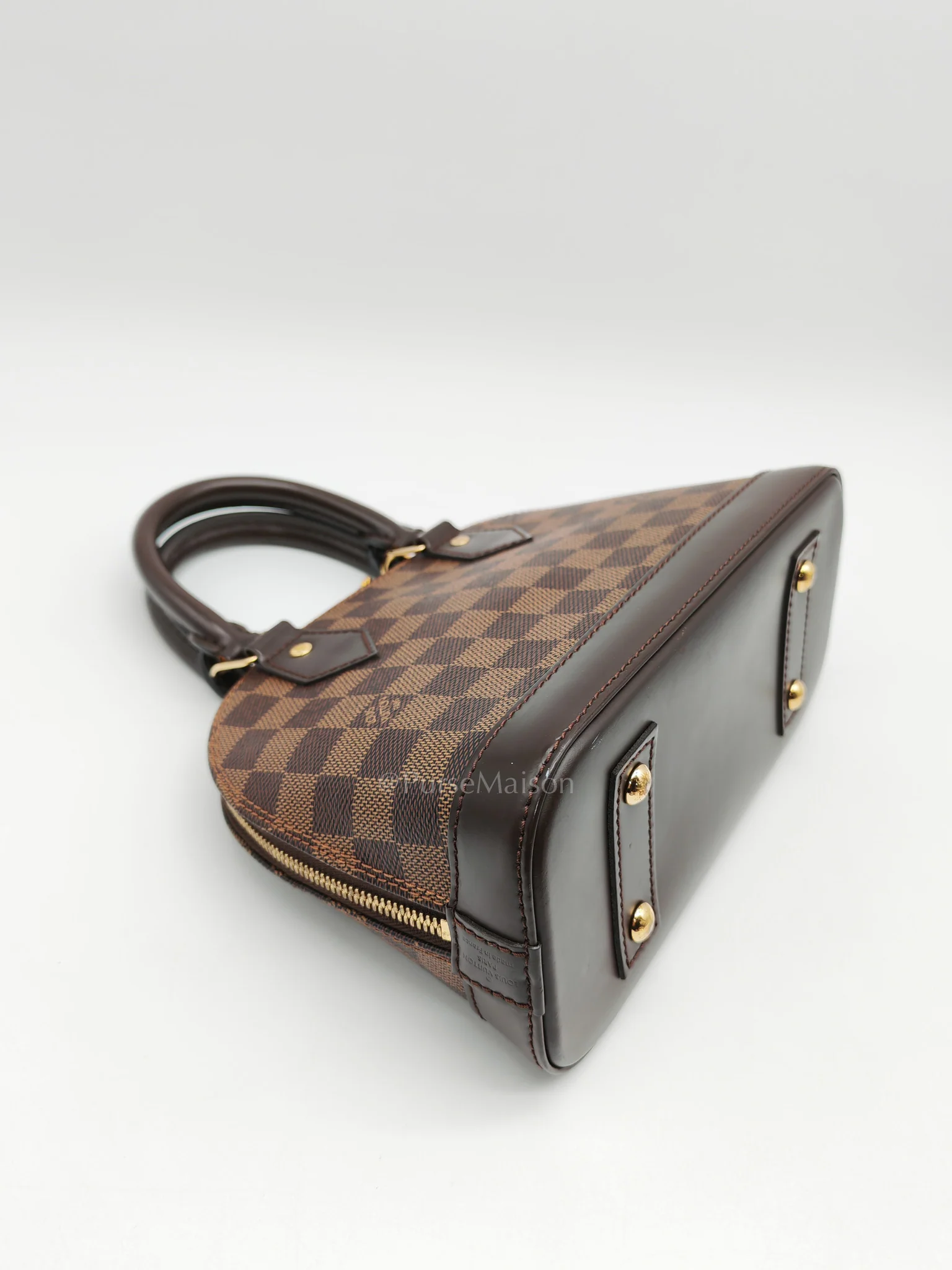 Louis Vuitton Alma BB in Damier Ebene Canvas (Microchip) - Image 10