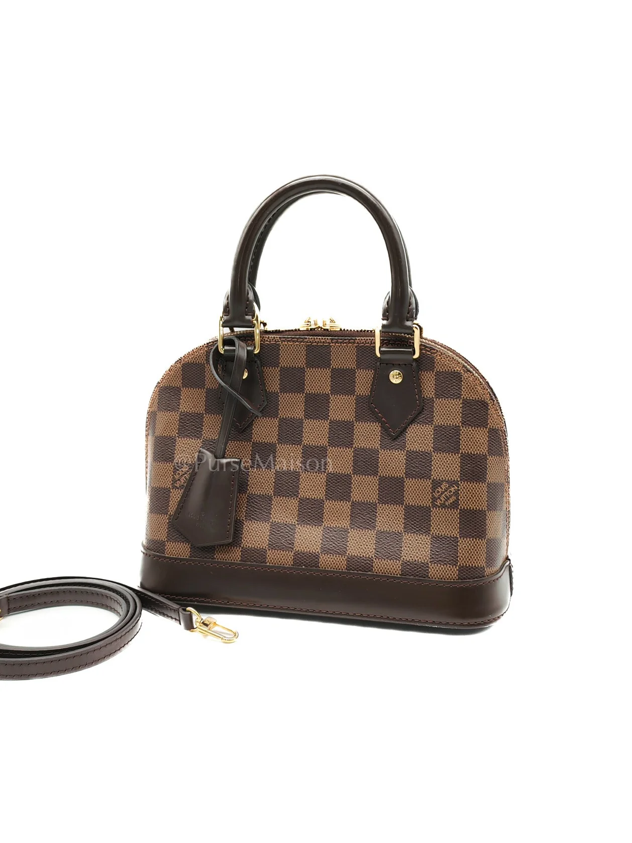 Louis Vuitton Alma BB in Damier Ebene Canvas (Microchip) - Image 2