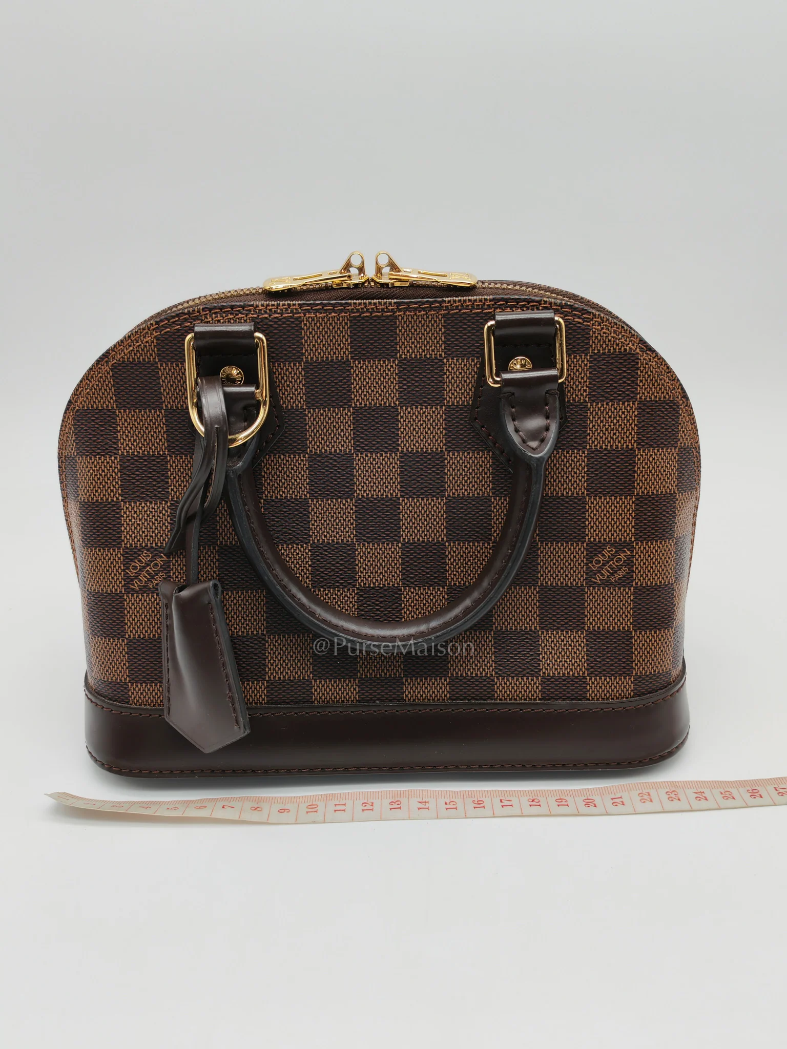 Louis Vuitton Alma BB in Damier Ebene Canvas (Microchip) - Image 22