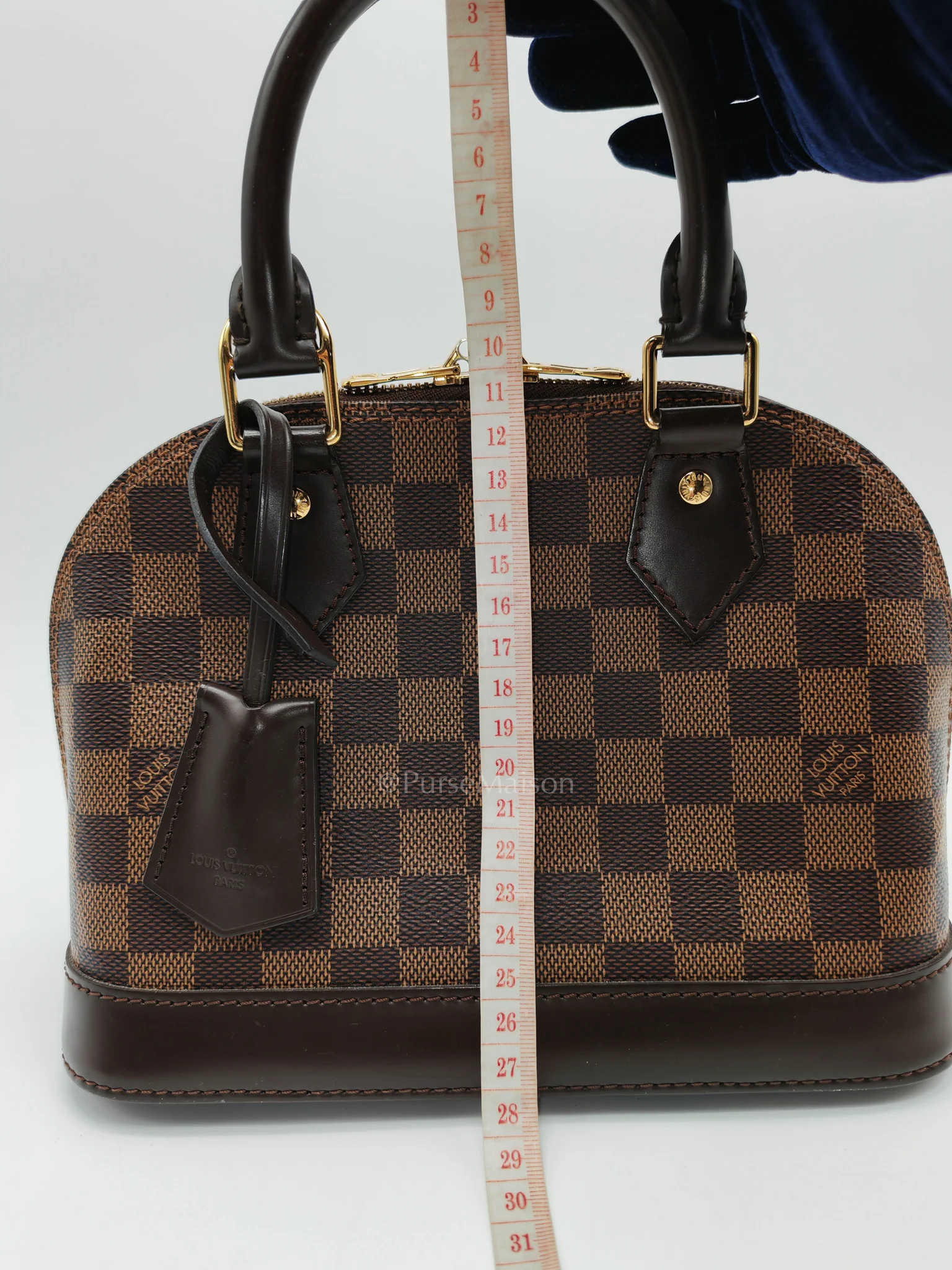 Louis Vuitton Alma BB in Damier Ebene Canvas (Microchip) - Image 23