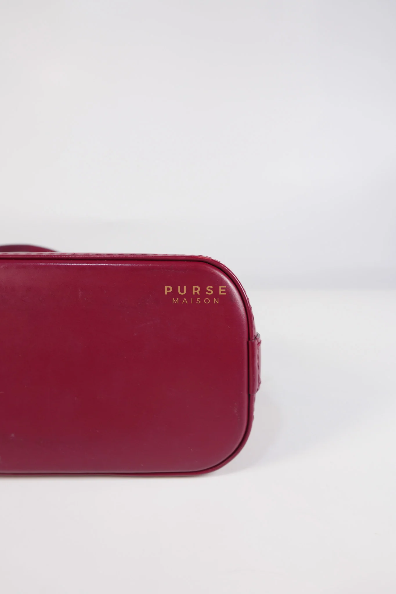 Louis Vuitton Alma Mini Red in Epi Leather (Date Code: SN4125) - Image 11