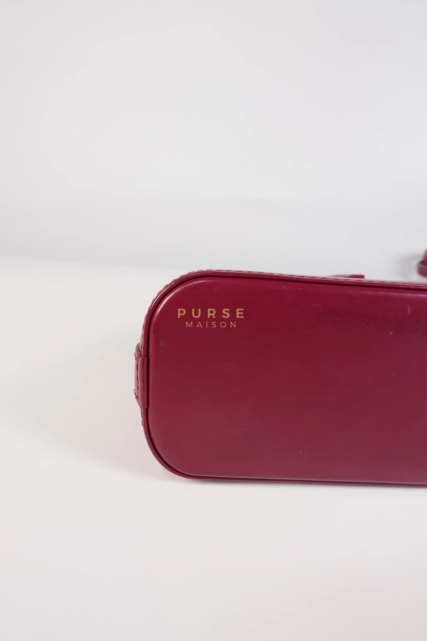 Louis Vuitton Alma Mini Red in Epi Leather (Date Code: SN4125) - Image 13