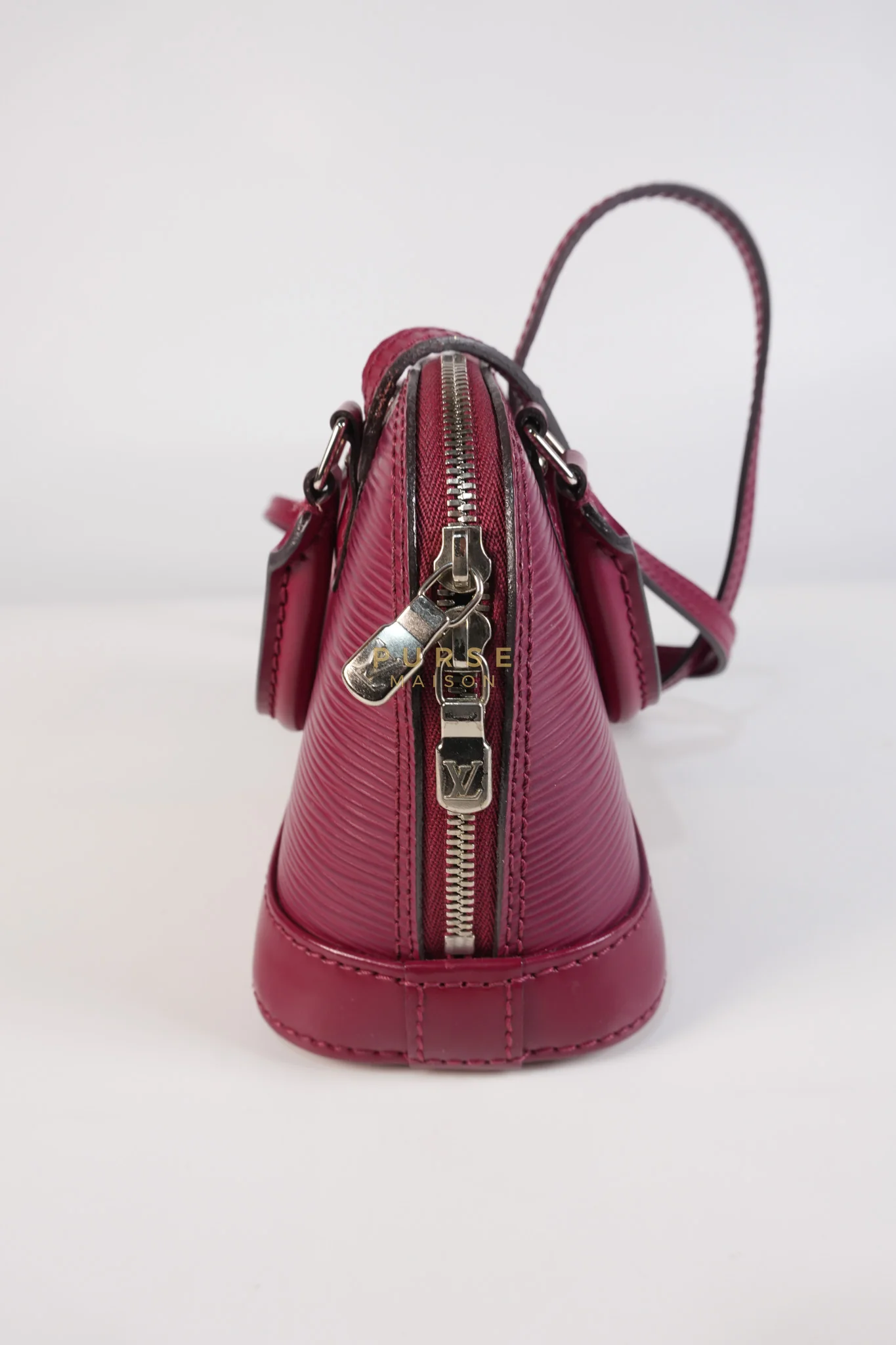 Louis Vuitton Alma Mini Red in Epi Leather (Date Code: SN4125) - Image 22