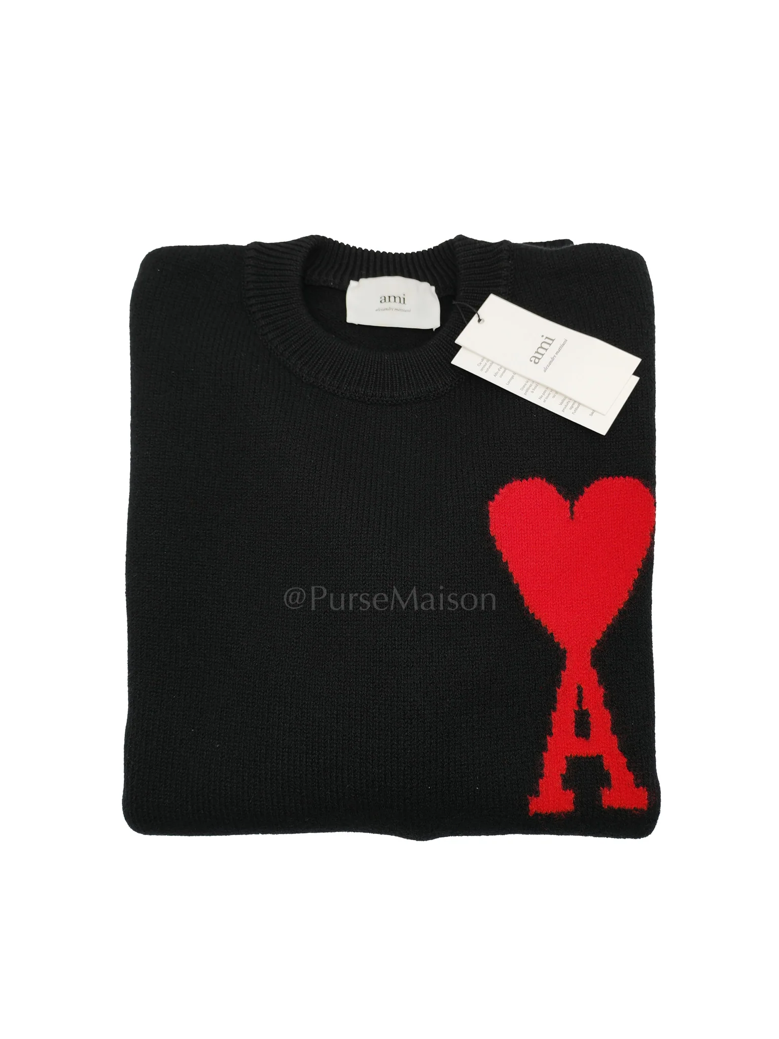 Ami Paris Ami Paris S Wool Sweatshirt Size Small - Image 8