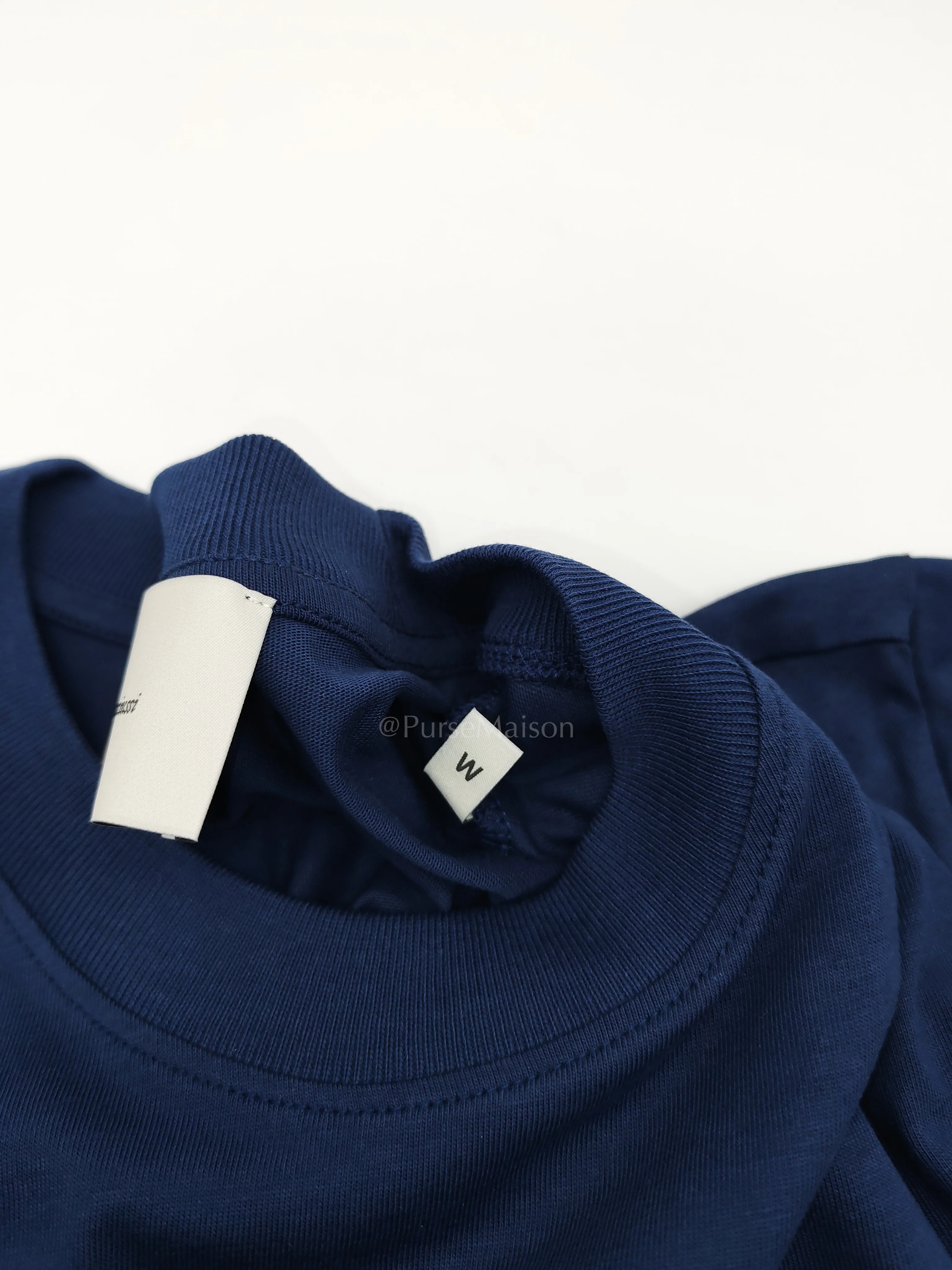 Ami Paris Ami De Coeur Cotton T-Shirt in Blue Size Medium - Image 6