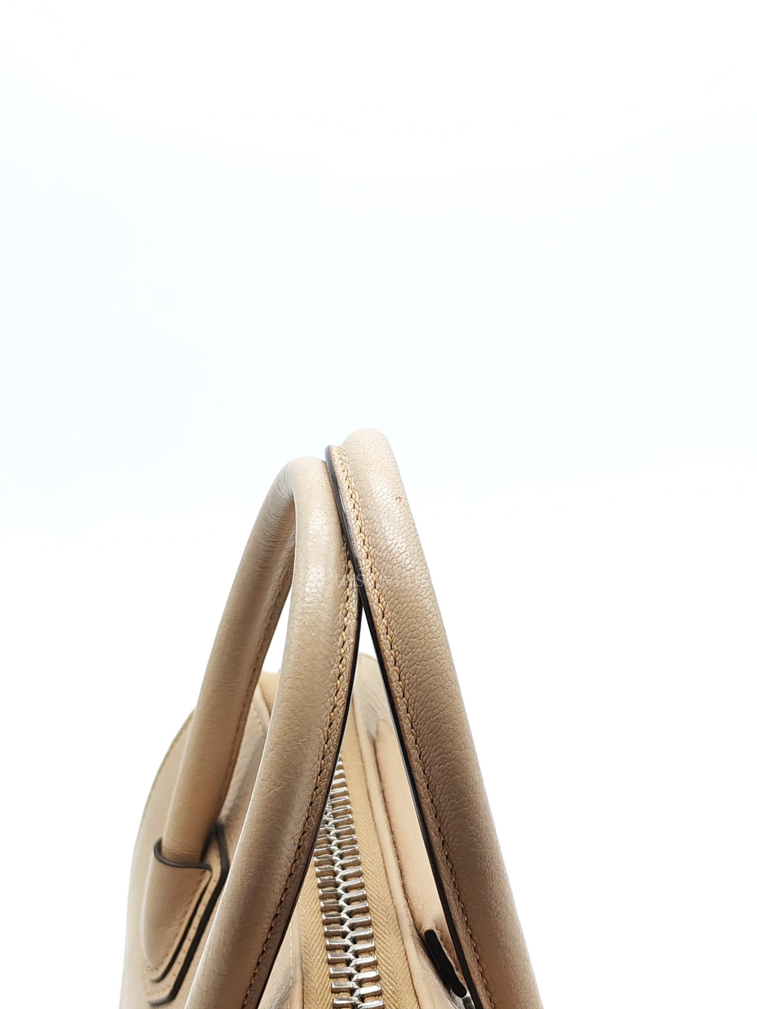 Givenchy Antigona Mini In Nude Goatskin Leather & Silver Hardware - Image 19