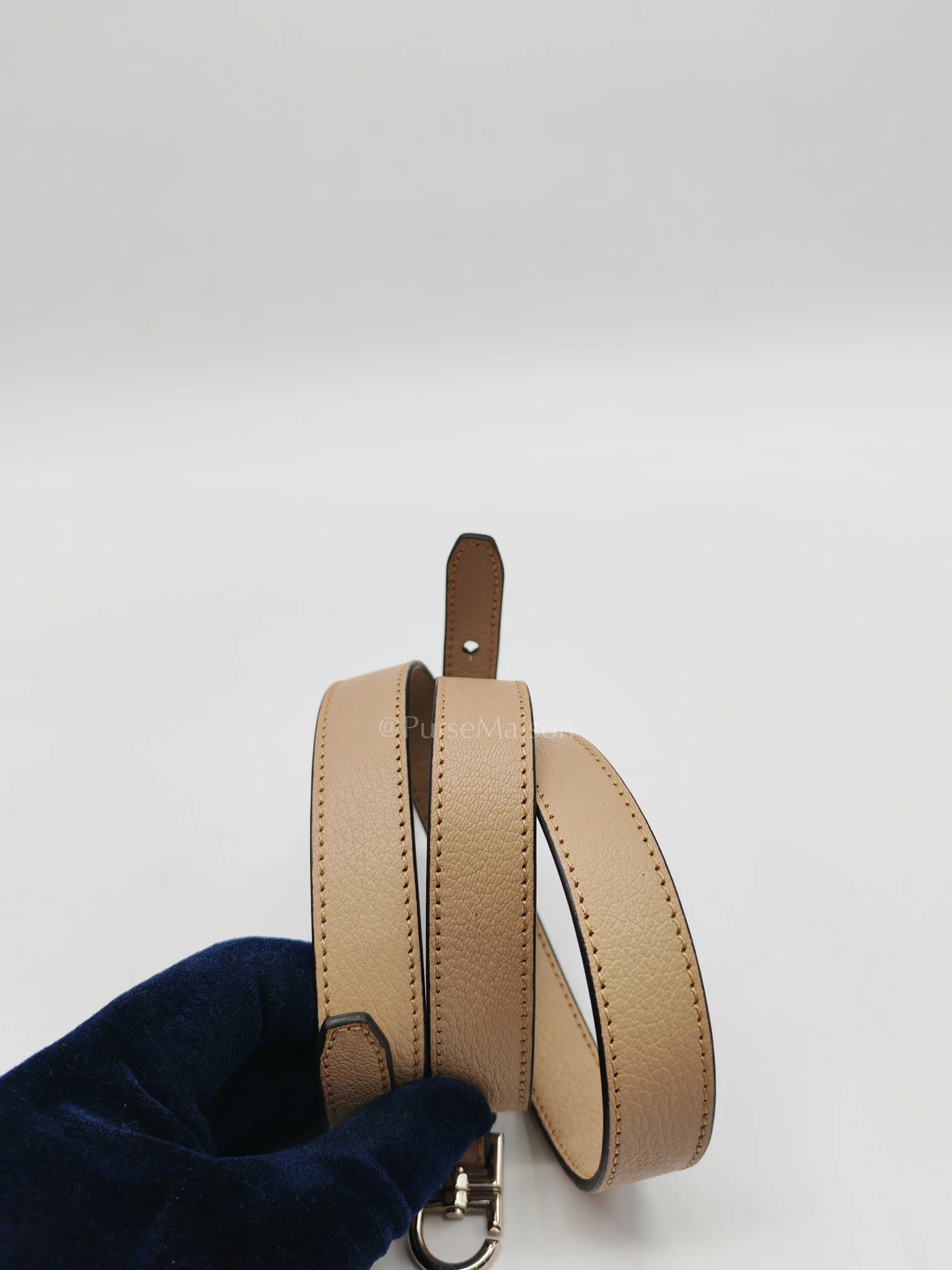Givenchy Antigona Mini In Nude Goatskin Leather & Silver Hardware - Image 37