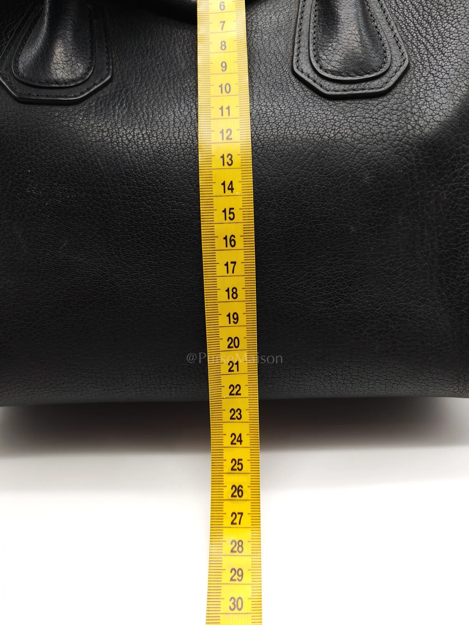 Givenchy Antigona Small in Back Goatskin Leather Silver Hardware - Image 36