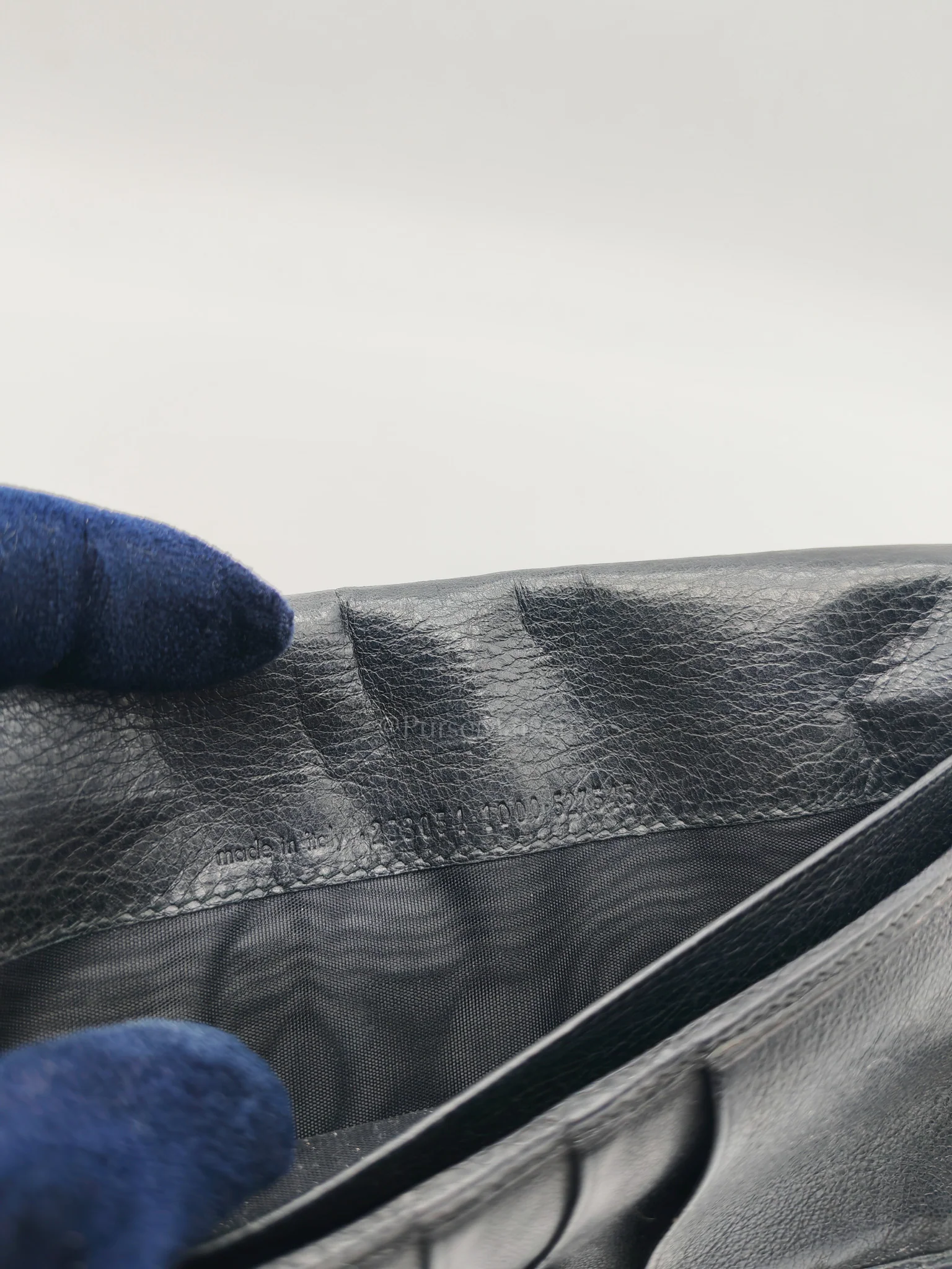 Balenciaga Arena Giant Continental Wallet in Black Leather - Image 35