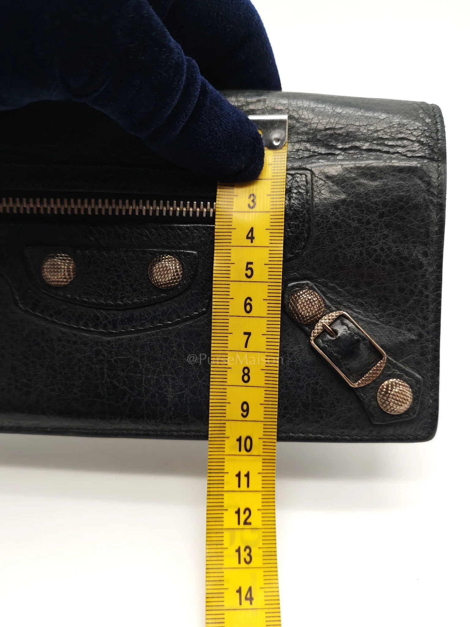 Balenciaga Arena Giant Continental Wallet in Black Leather - Image 42