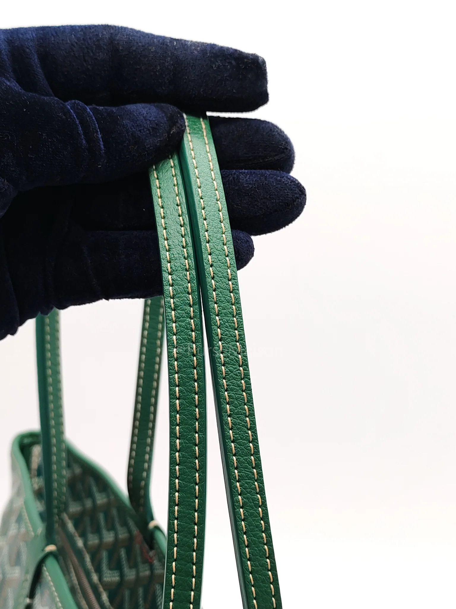 Goyard Artois PM in Green Goyardine Canvas Tote Bag - Image 20