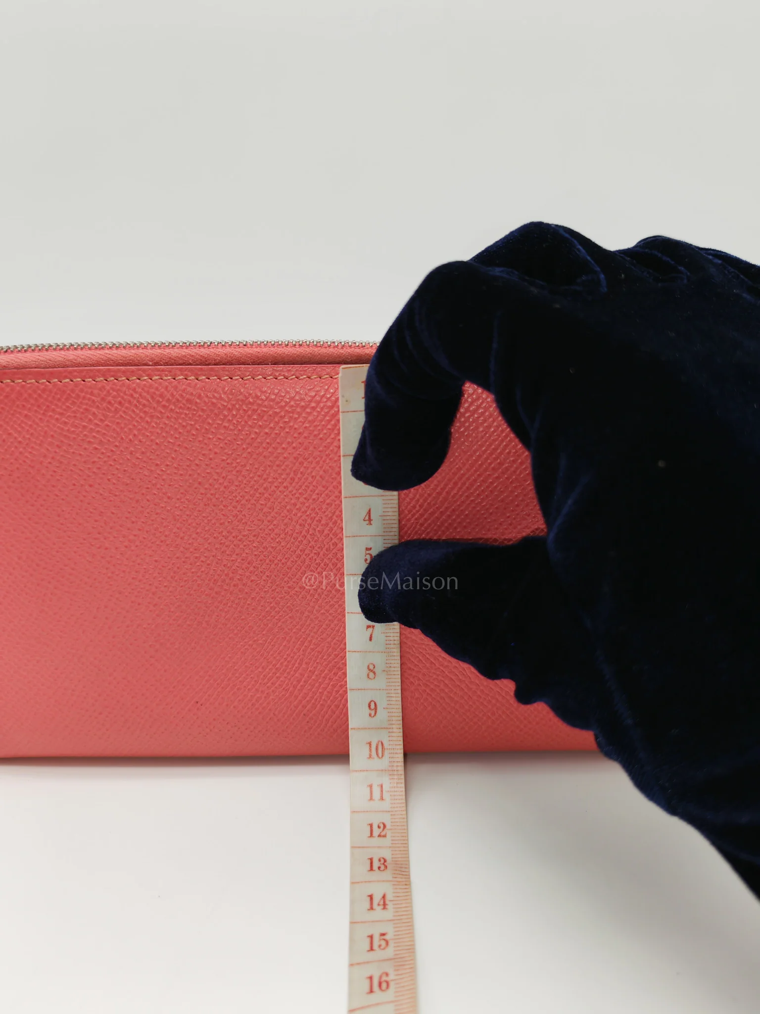 Hermes Azap Silk-In Long Wallet in Pink Epsom Leather & Palladium Hardware Stamp X (2016) - Image 31