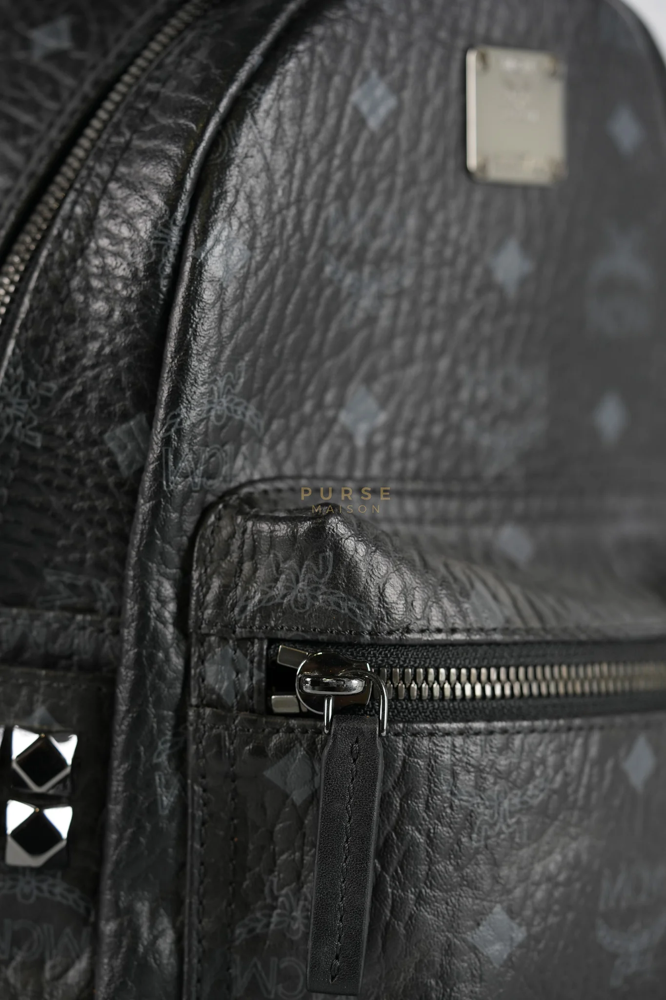 MCM Visetos Stark Small Side Stud Backpack - Image 20