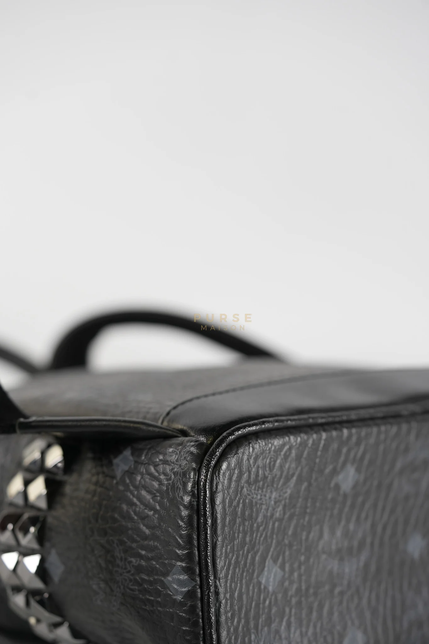 MCM Visetos Stark Small Side Stud Backpack - Image 8