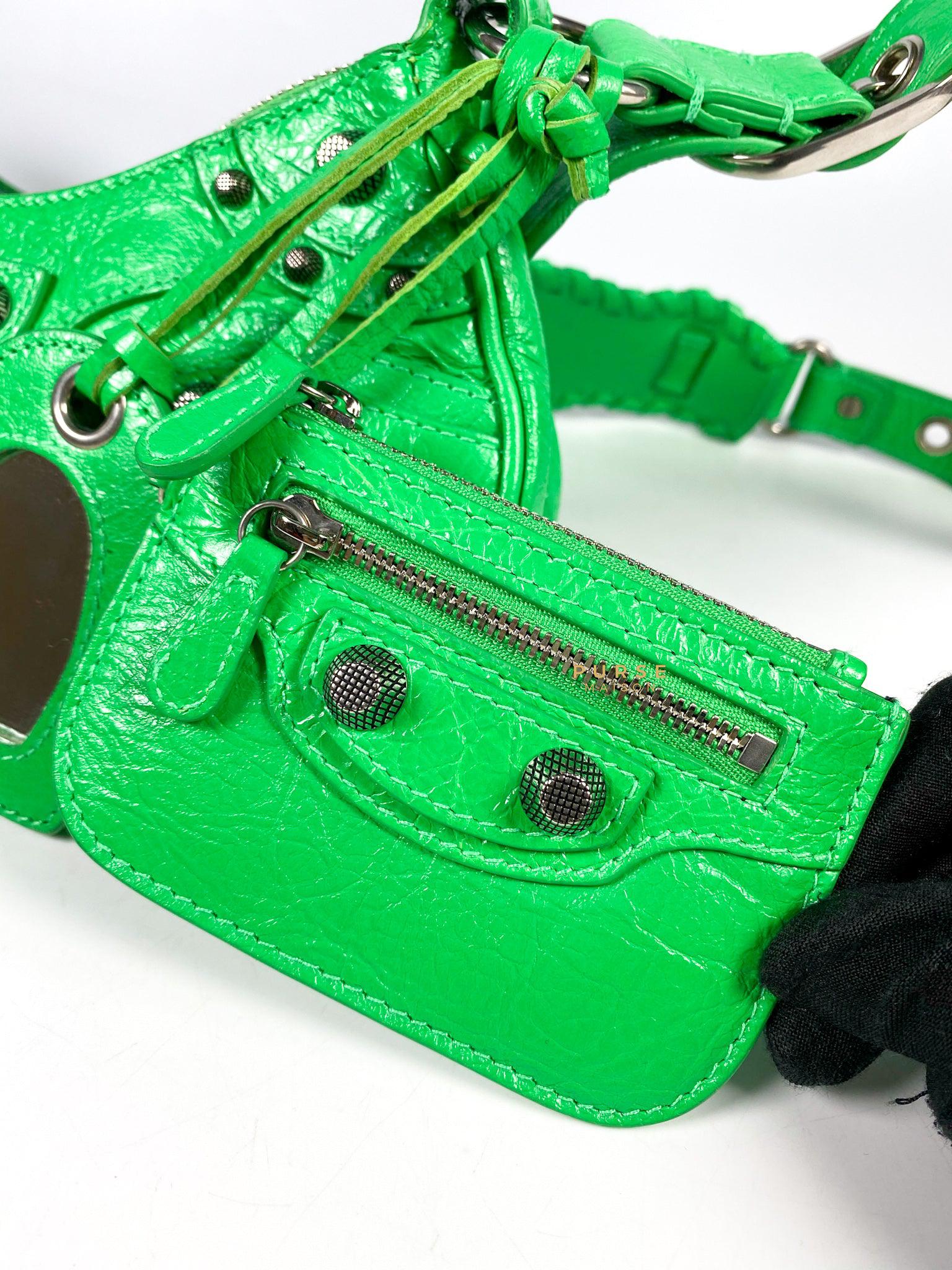 Balenciaga Balenciaga Le Cagole Xs Kelly Green Bag - Image 12