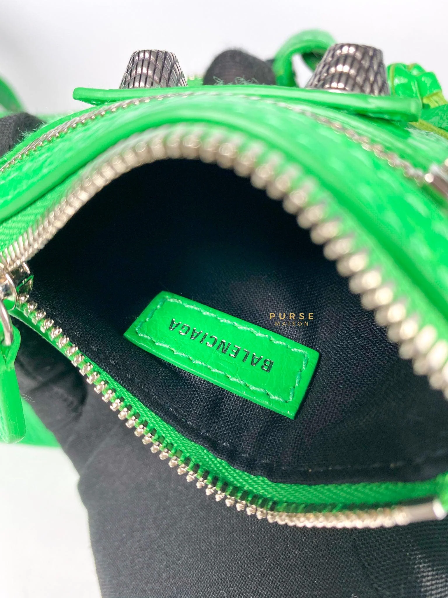 Balenciaga Balenciaga Le Cagole Xs Kelly Green Bag - Image 15