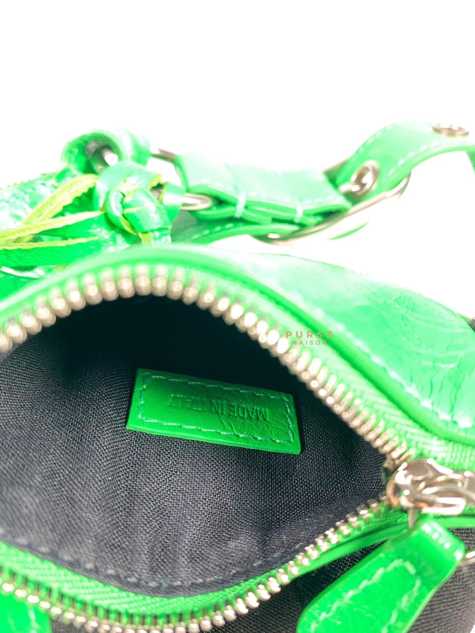 Balenciaga Balenciaga Le Cagole Xs Kelly Green Bag - Image 16