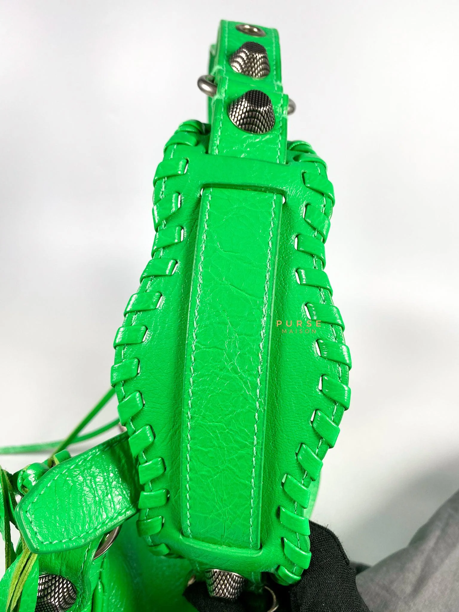 Balenciaga Balenciaga Le Cagole Xs Kelly Green Bag - Image 21