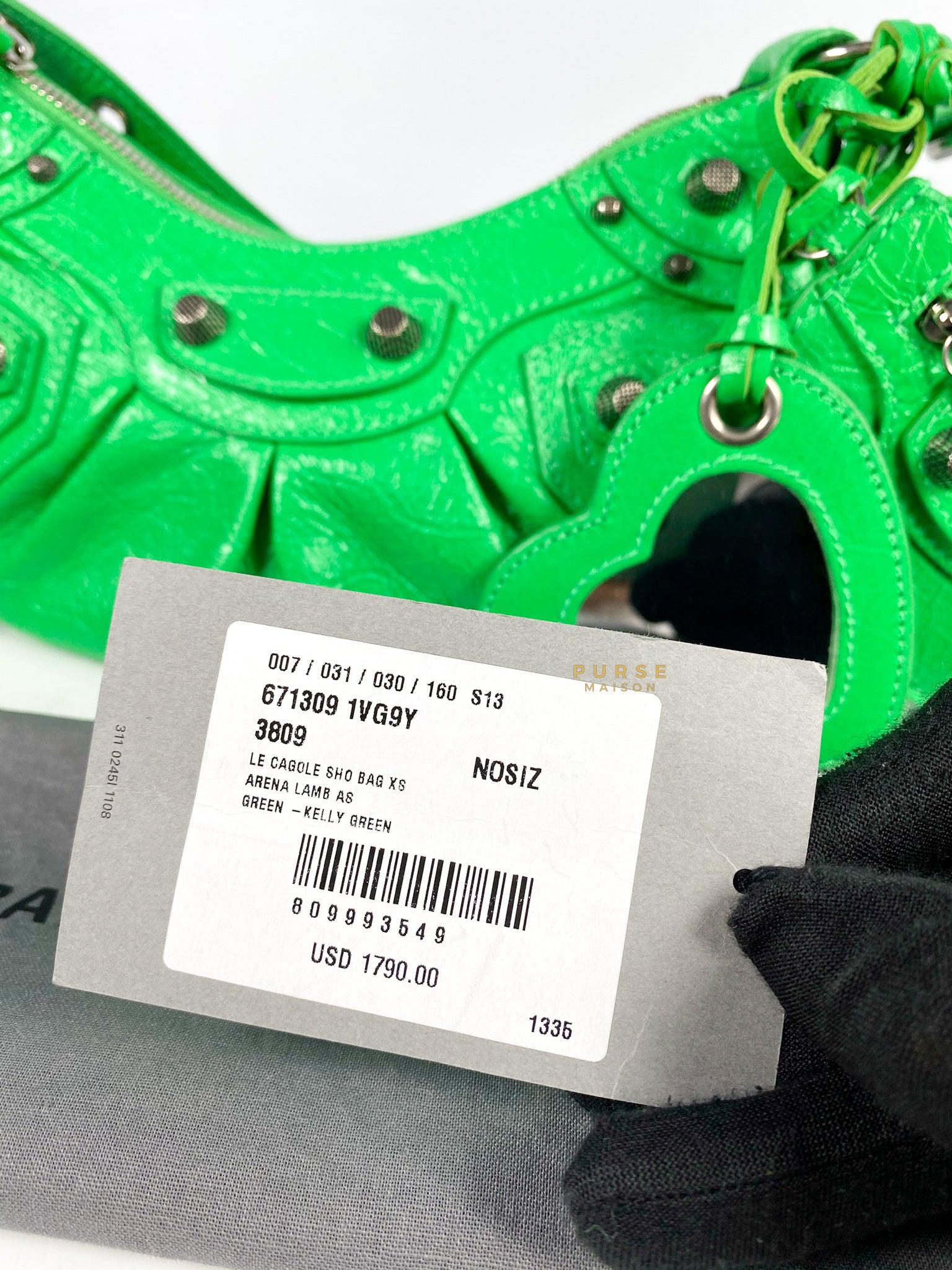 Balenciaga Balenciaga Le Cagole Xs Kelly Green Bag - Image 22