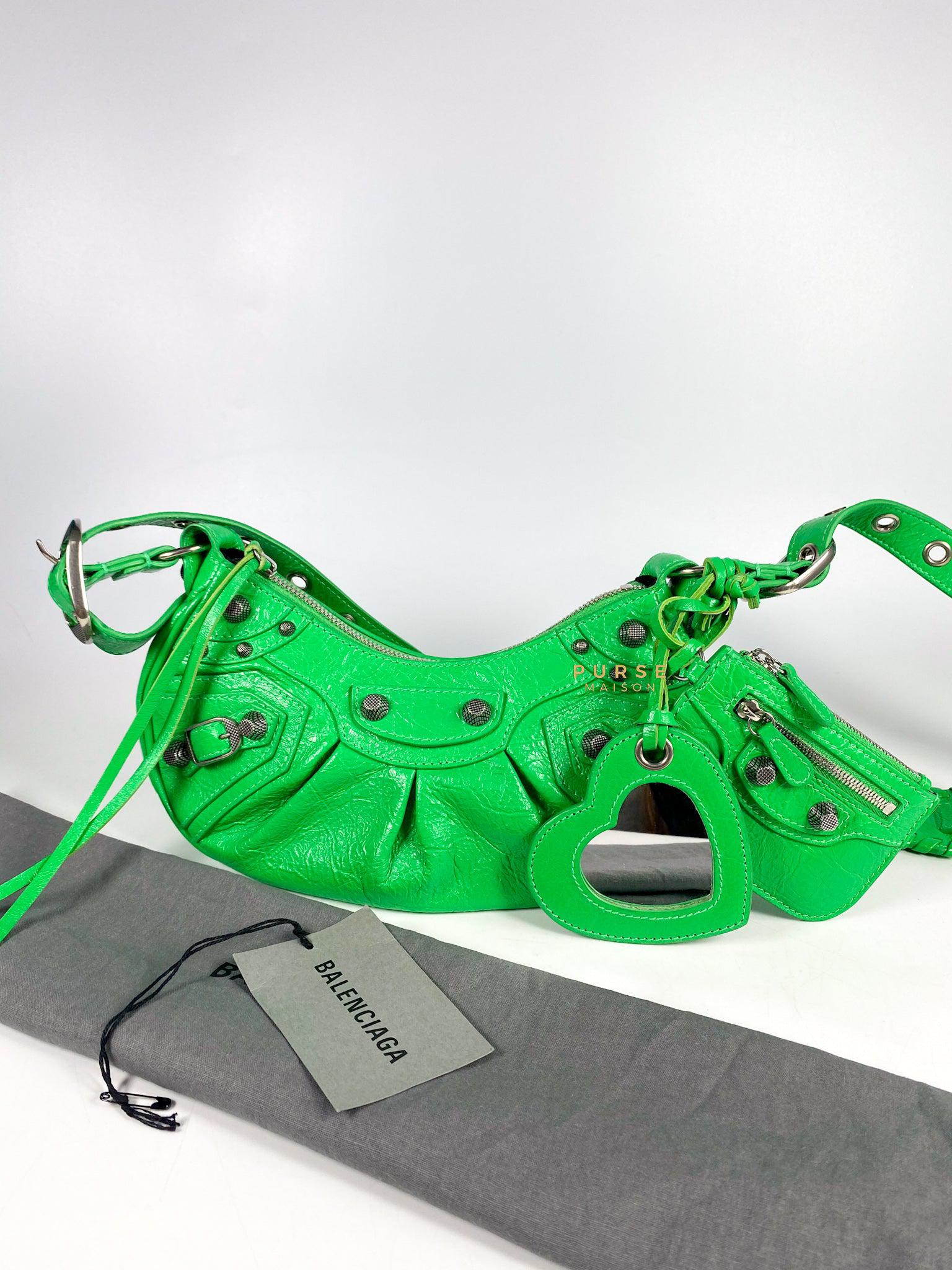 Balenciaga Balenciaga Le Cagole Xs Kelly Green Bag - Image 23