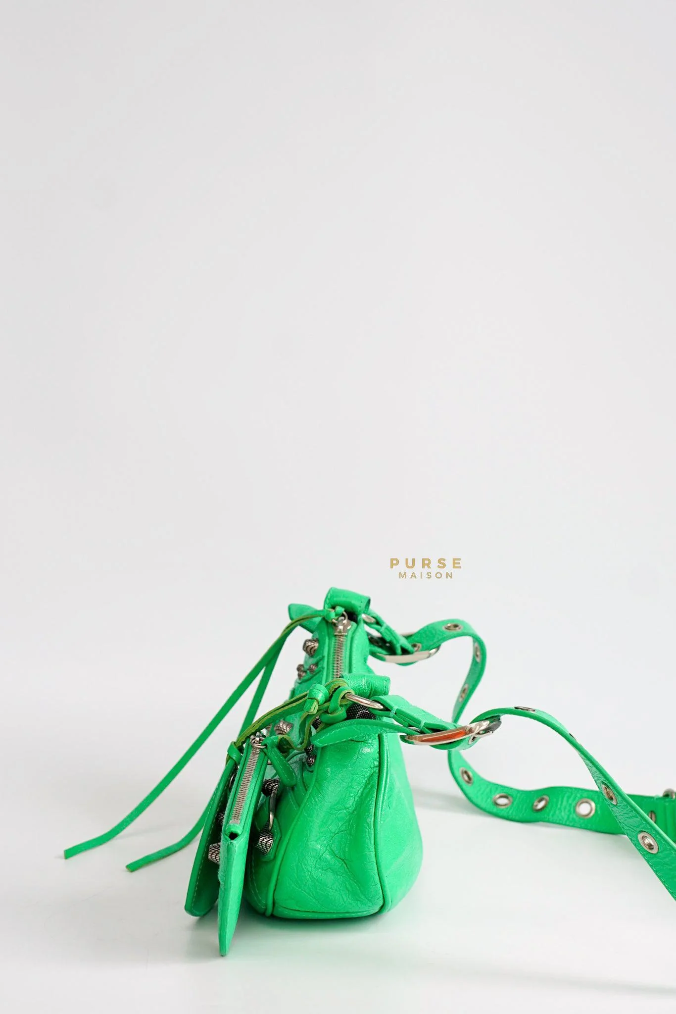 Balenciaga Balenciaga Le Cagole Xs Kelly Green Bag - Image 5