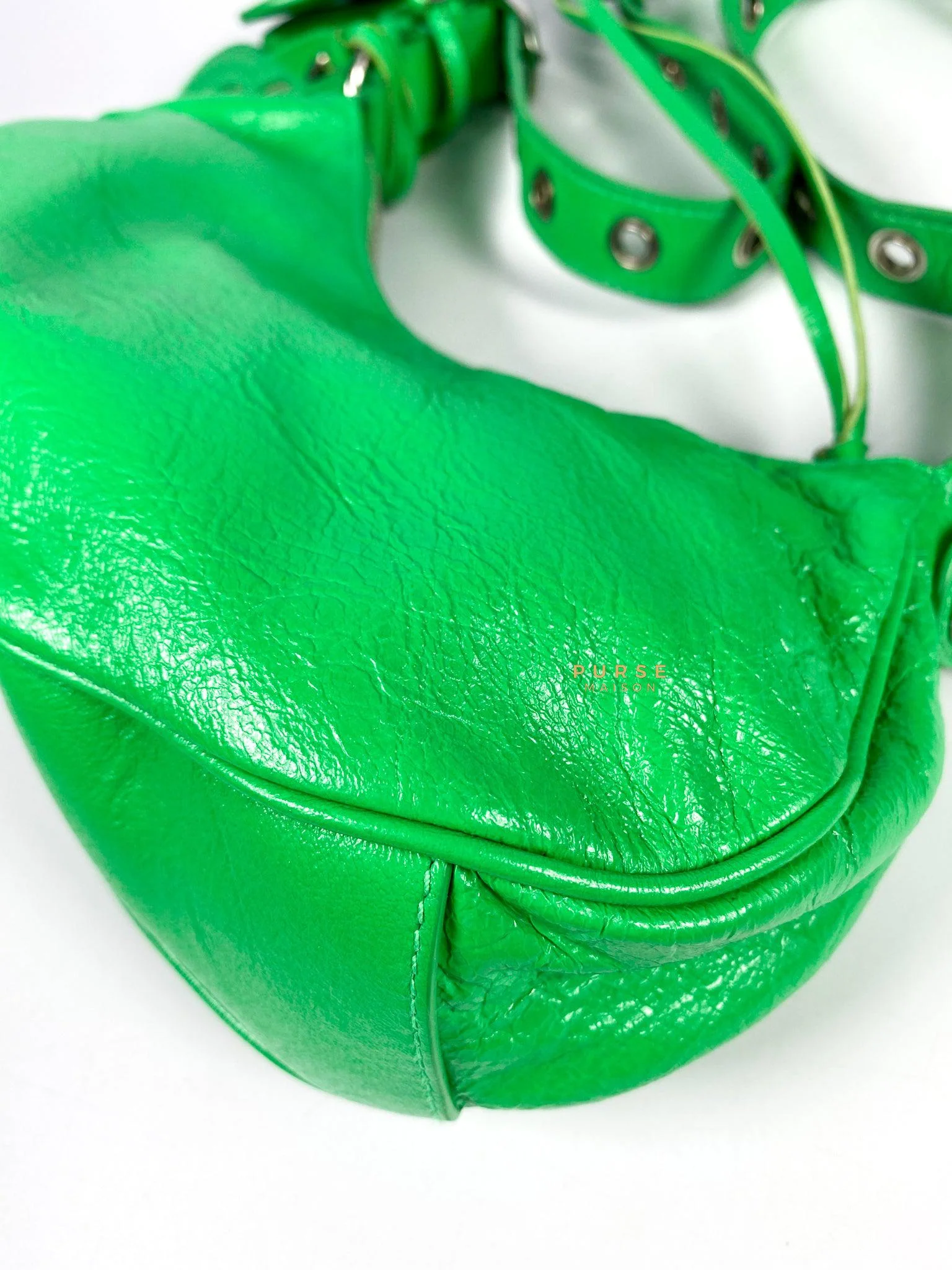 Balenciaga Balenciaga Le Cagole Xs Kelly Green Bag - Image 9