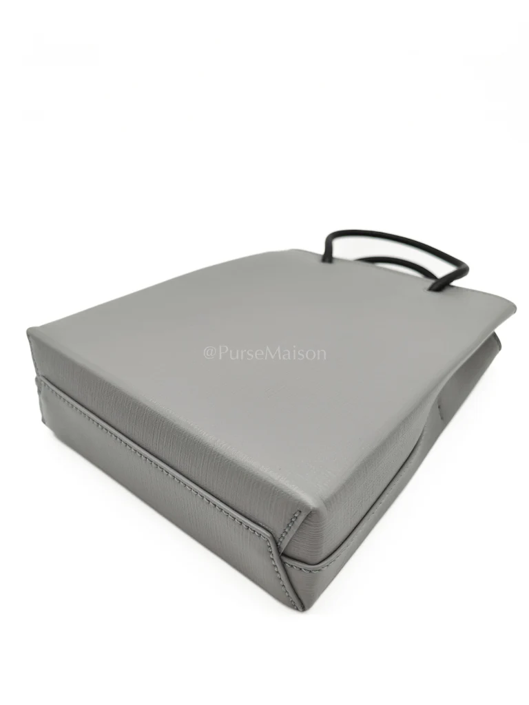 Balenciaga Shopping Phone Holder Bag Medium in Gray - Image 11