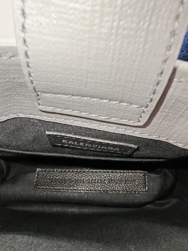 Balenciaga Shopping Phone Holder Bag Medium in Gray - Image 17