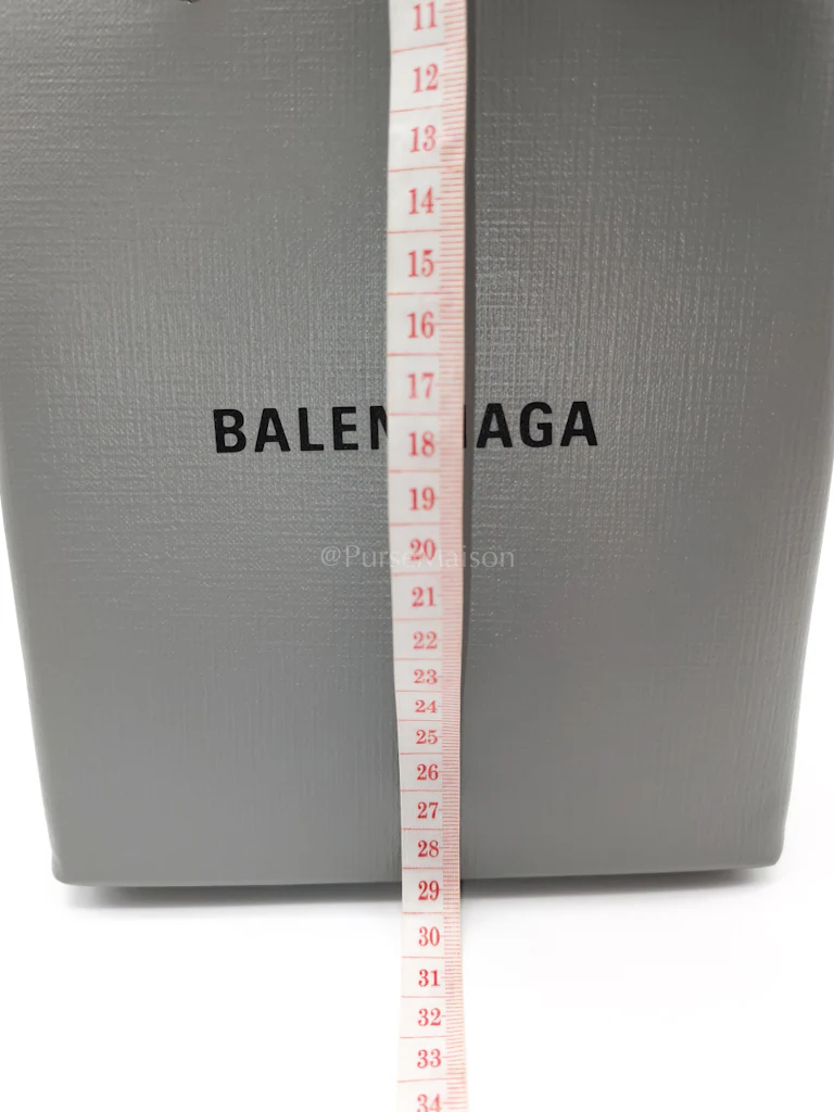 Balenciaga Shopping Phone Holder Bag Medium in Gray - Image 23