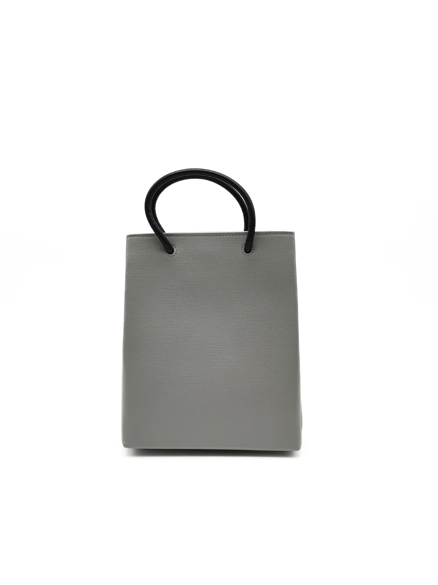 Balenciaga Shopping Phone Holder Bag Medium in Gray - Image 4