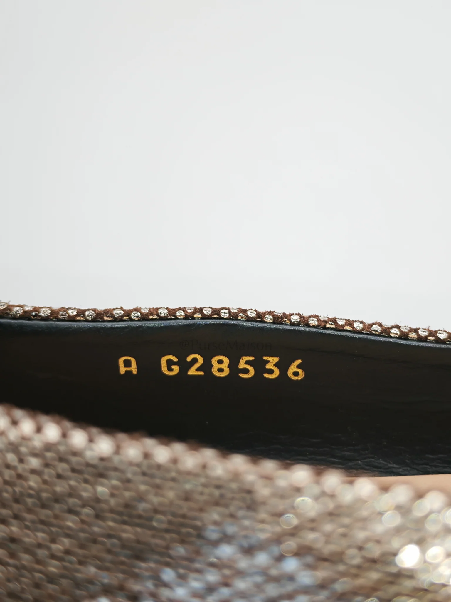 Chanel Cap Toe in Black Metallic Glitter Ballet Flats Size 38EU (24cm) - Image 11