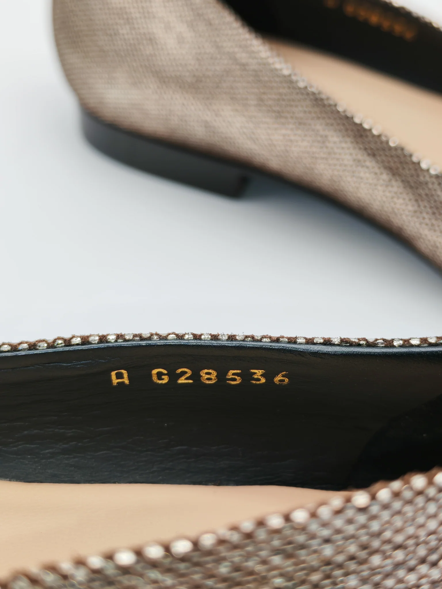 Chanel Cap Toe in Black Metallic Glitter Ballet Flats Size 38EU (24cm) - Image 12