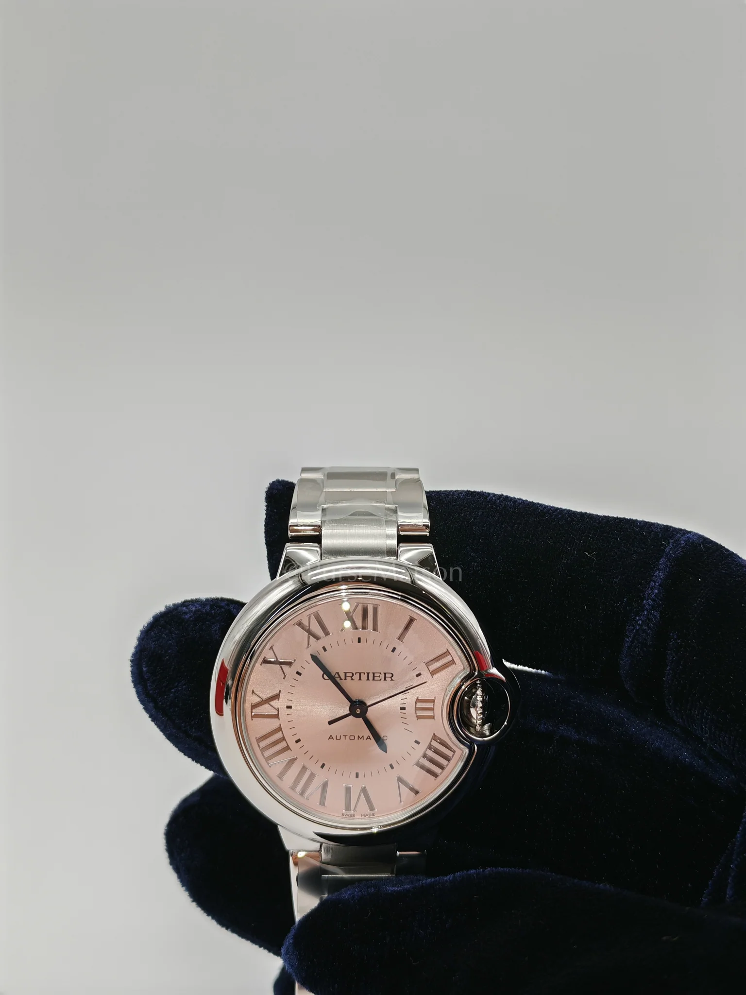 Cartier Ballon Blue De Cartier Automatic Mechanical Movement Watch for Women 33mm Stainless Steel (2024) - Image 6