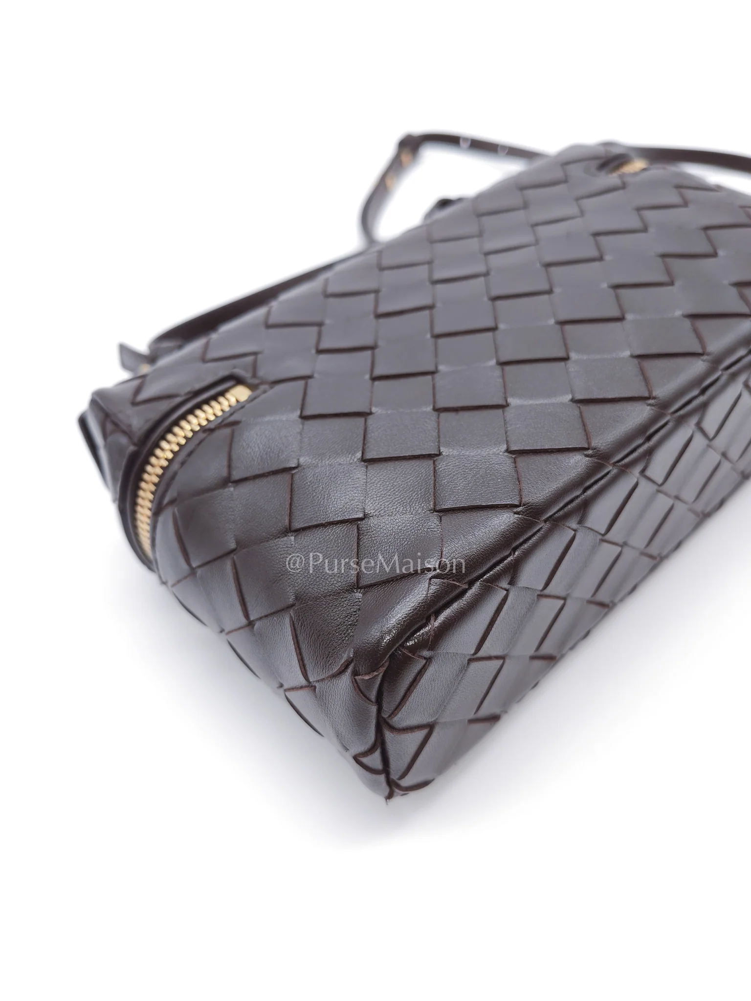 Bottega Veneta Bang Bang Vanity Case Fondant Intrecciato Weave Leather Crossbody Bag - Image 11