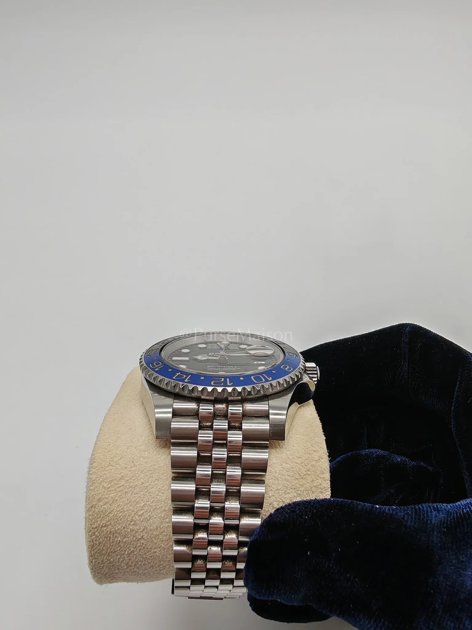 Rolex "Bat Girl" GMT-Master II Oyster Perpetual Date Jubilee Silver Stainless Steel Strap Year 2022 (Reference Number: 126710BLNR) - Image 17
