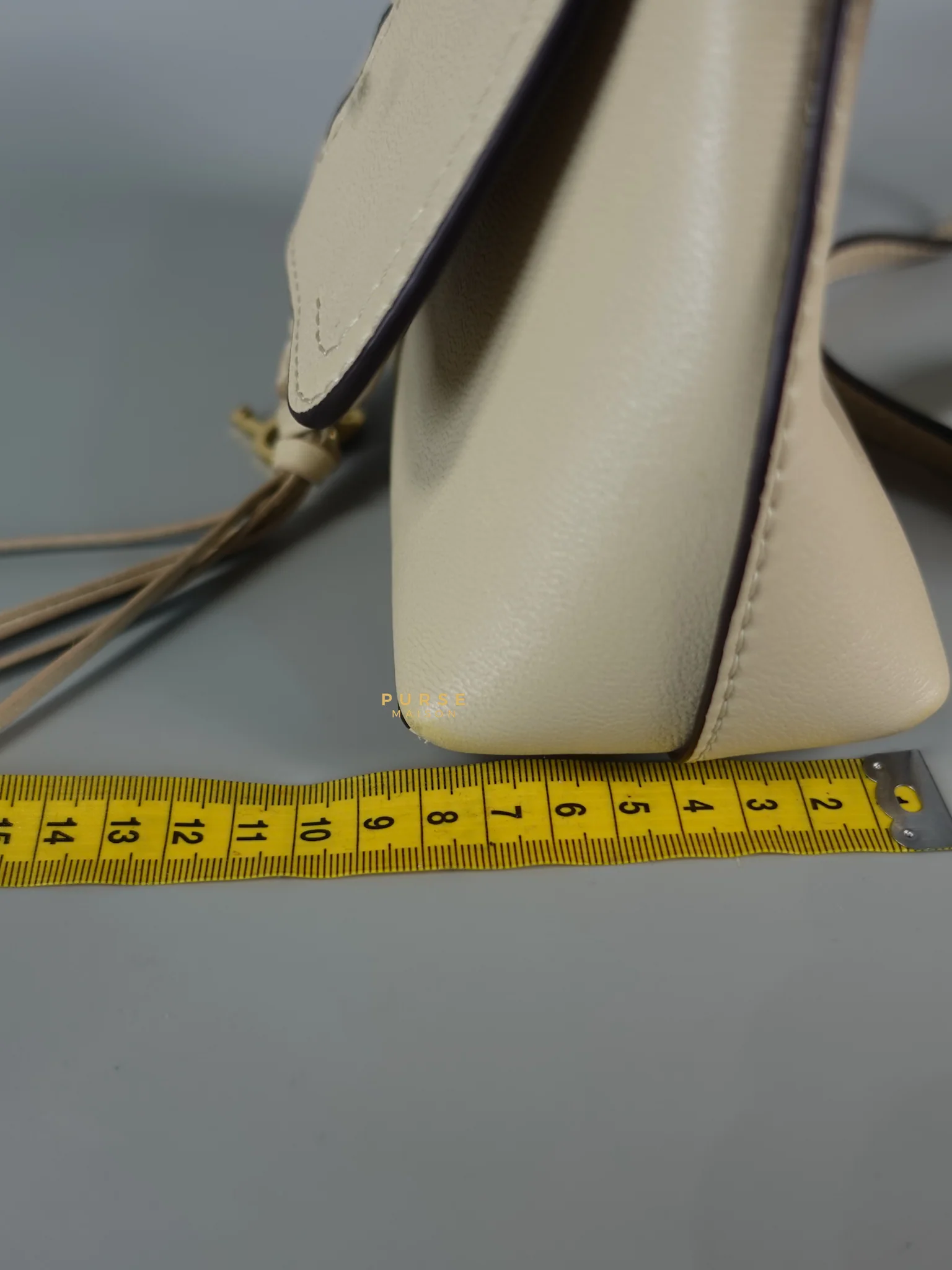Chloe See Mini Beige Leather Shoulder Bag - Image 32