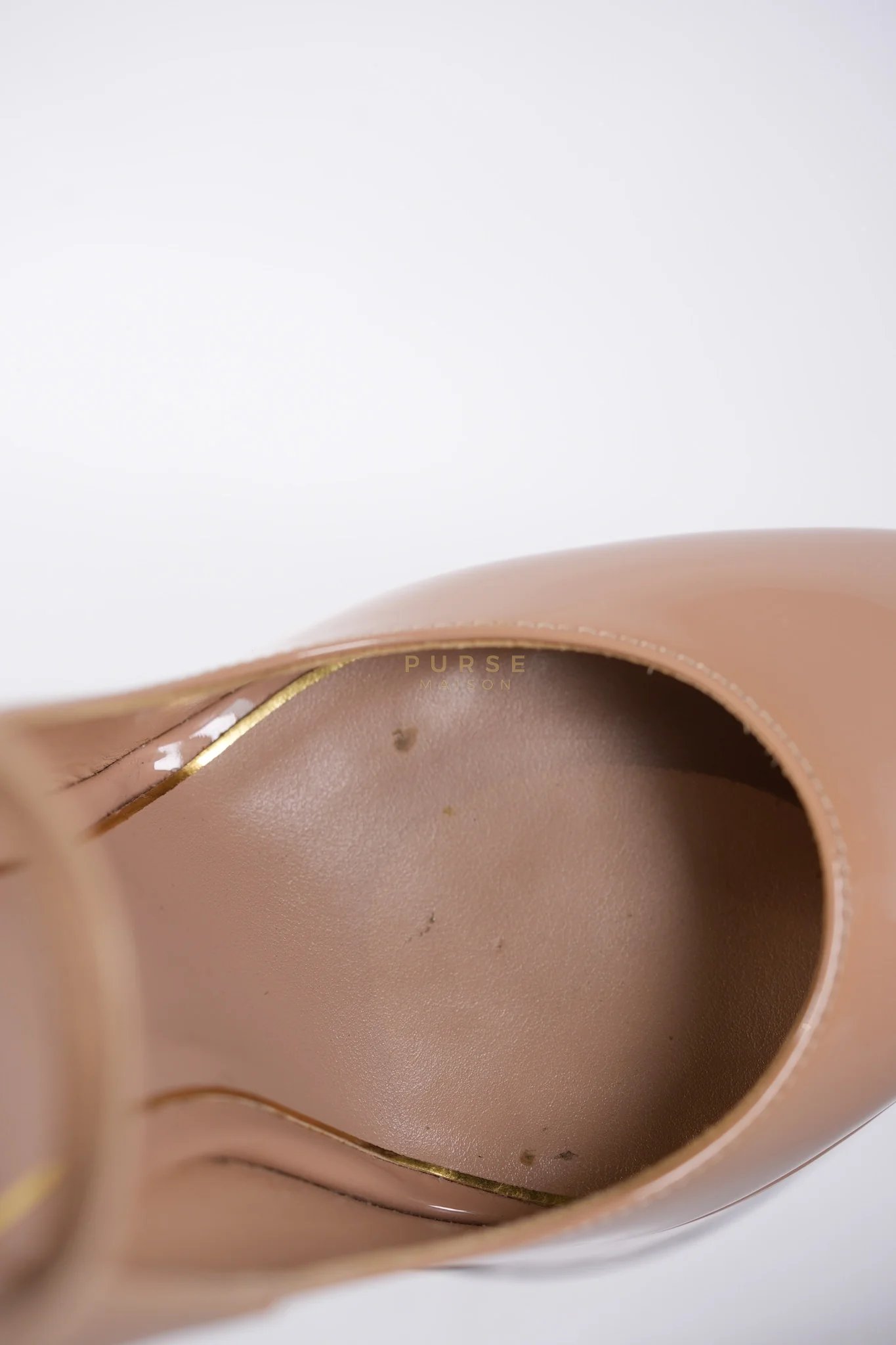 Valentino Tango Beige Patent Leather Pumps Size 36 EU (22.5 cm) - Image 26