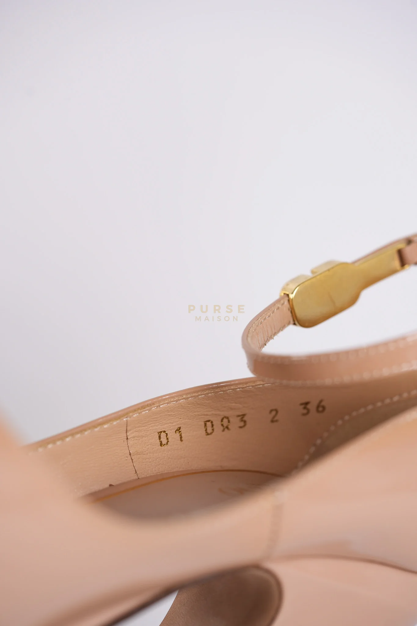 Valentino Tango Beige Patent Leather Pumps Size 36 EU (22.5 cm) - Image 27