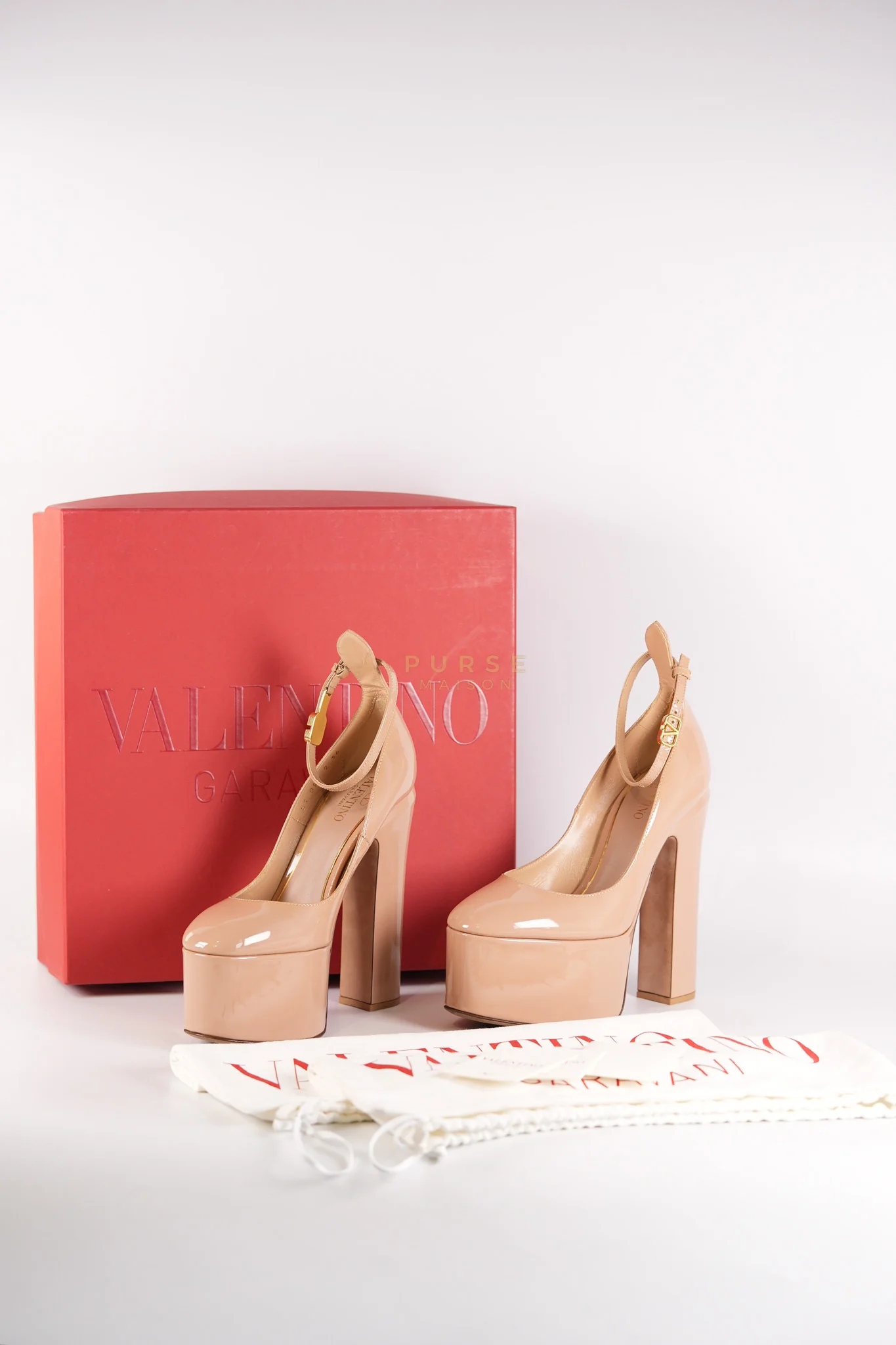 Valentino Tango Beige Patent Leather Pumps Size 36 EU (22.5 cm) - Image 28