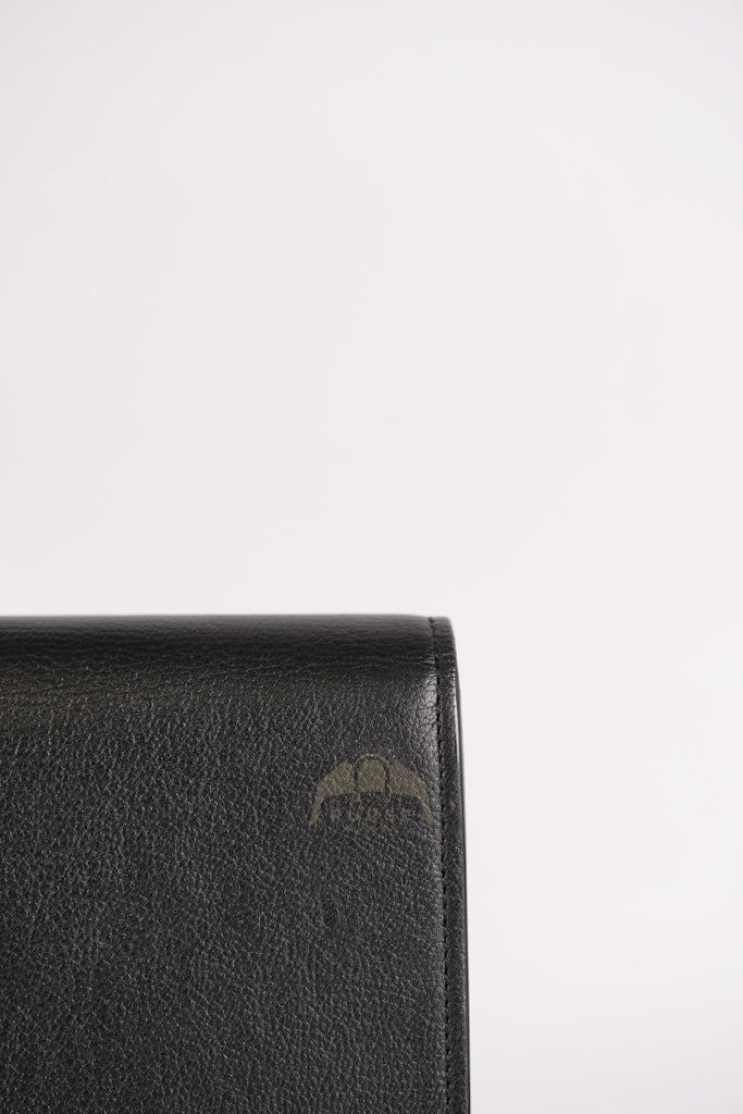 Yves Saint Laurent Belle De Jour Clutch Bag in Black Calfskin Leather - Image 16