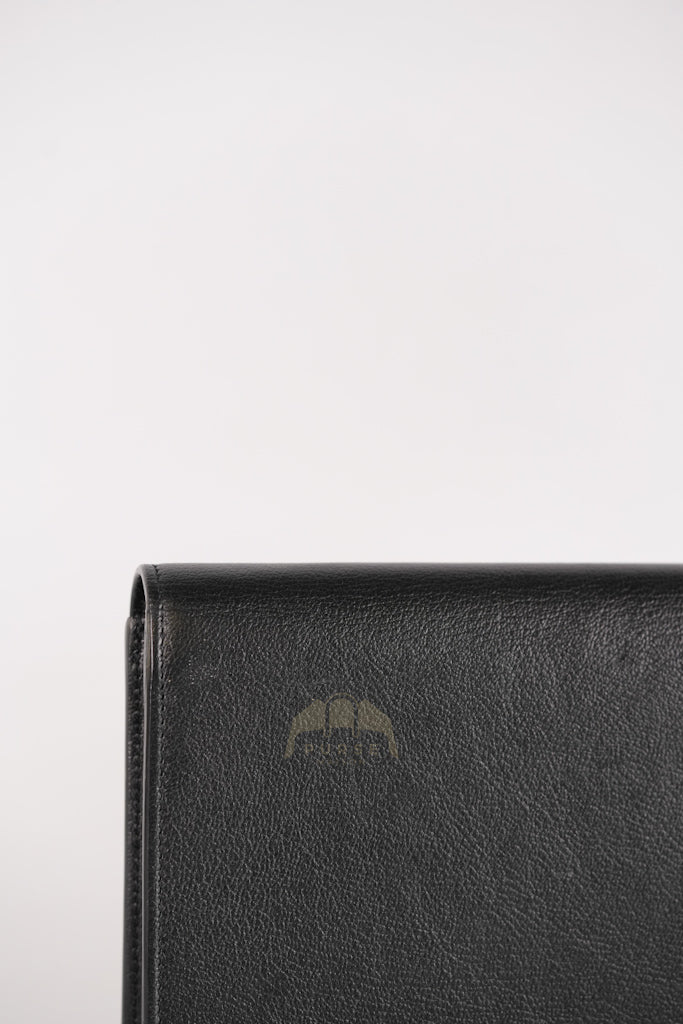 Yves Saint Laurent Belle De Jour Clutch Bag in Black Calfskin Leather - Image 18