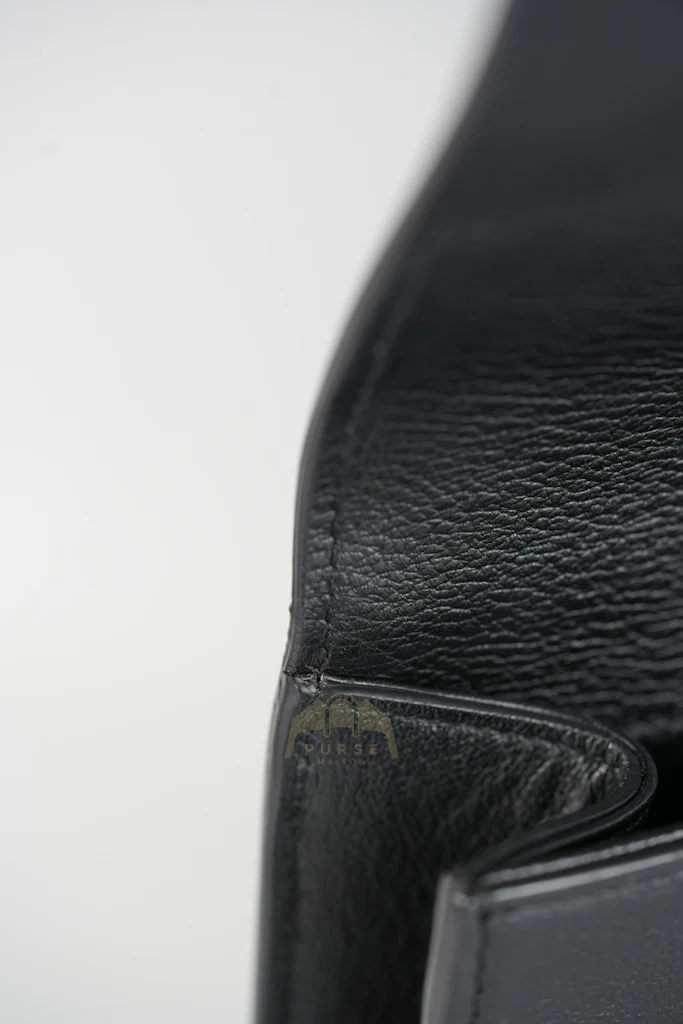 Yves Saint Laurent Belle De Jour Clutch Bag in Black Calfskin Leather - Image 23